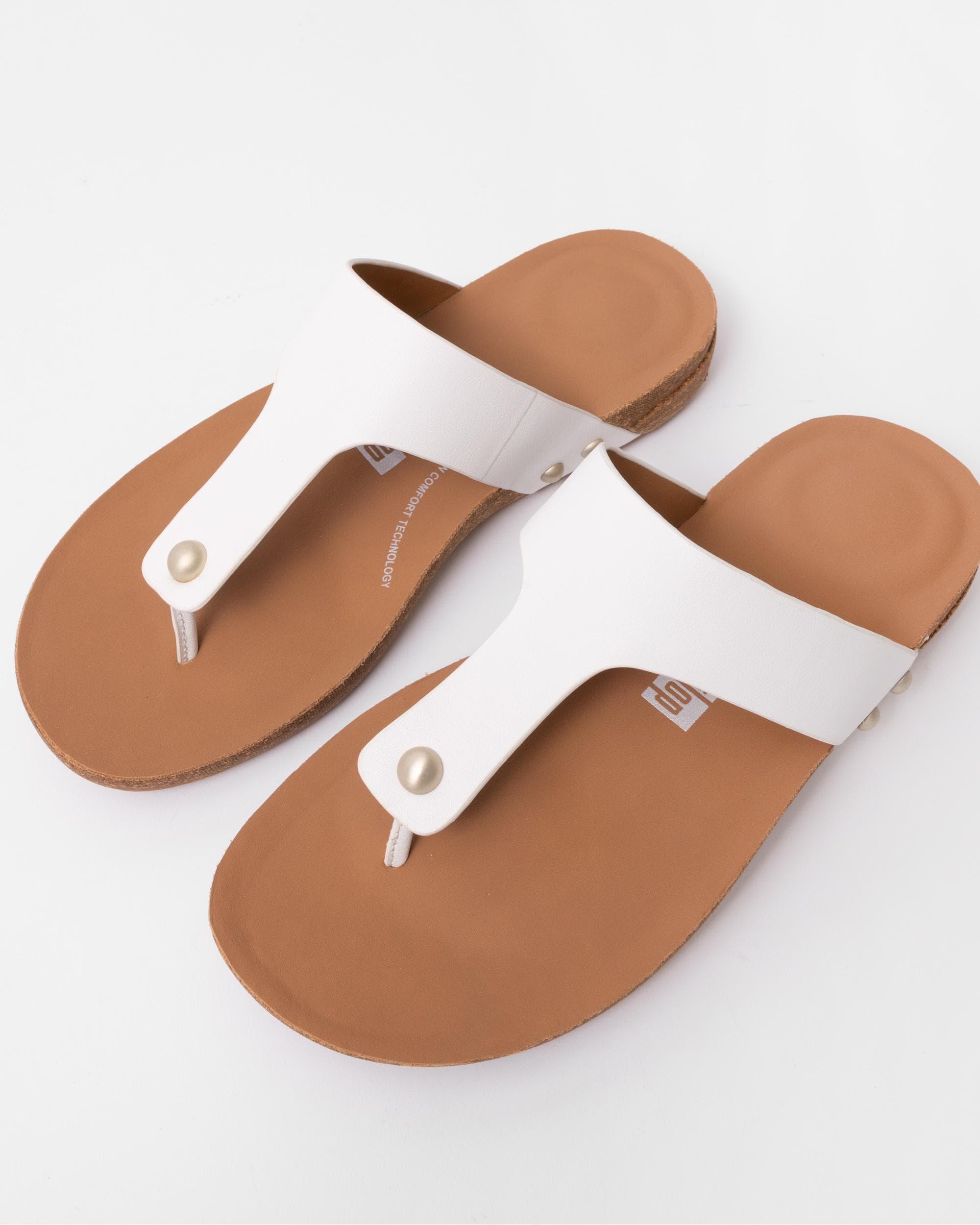 FitFlop IQushion Womens Leather Toe-Post Sandals - Image 6