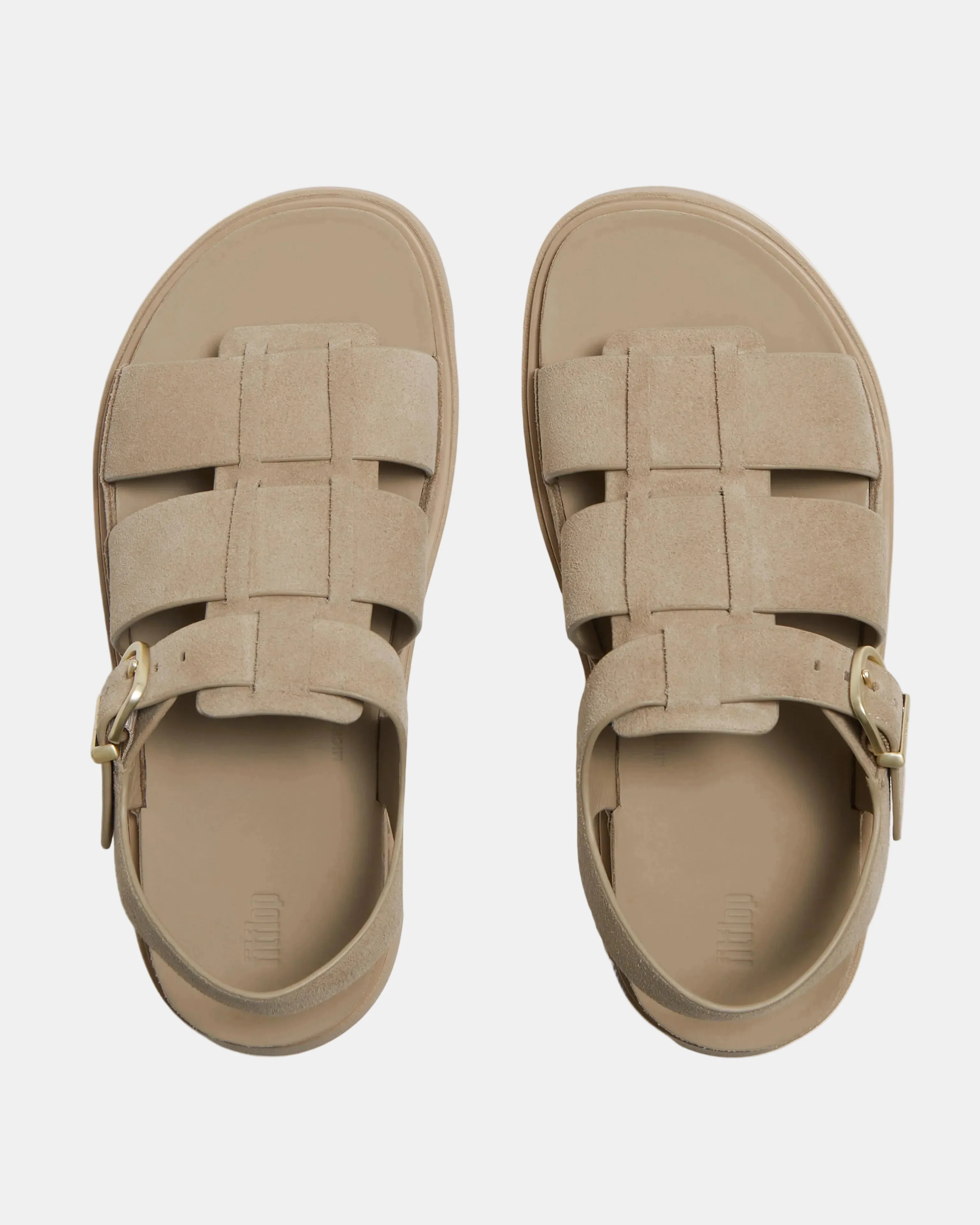 FitFlop Womens GEN-FF Suede Fisherman Sandals - Cappuccino 923 - Image 2