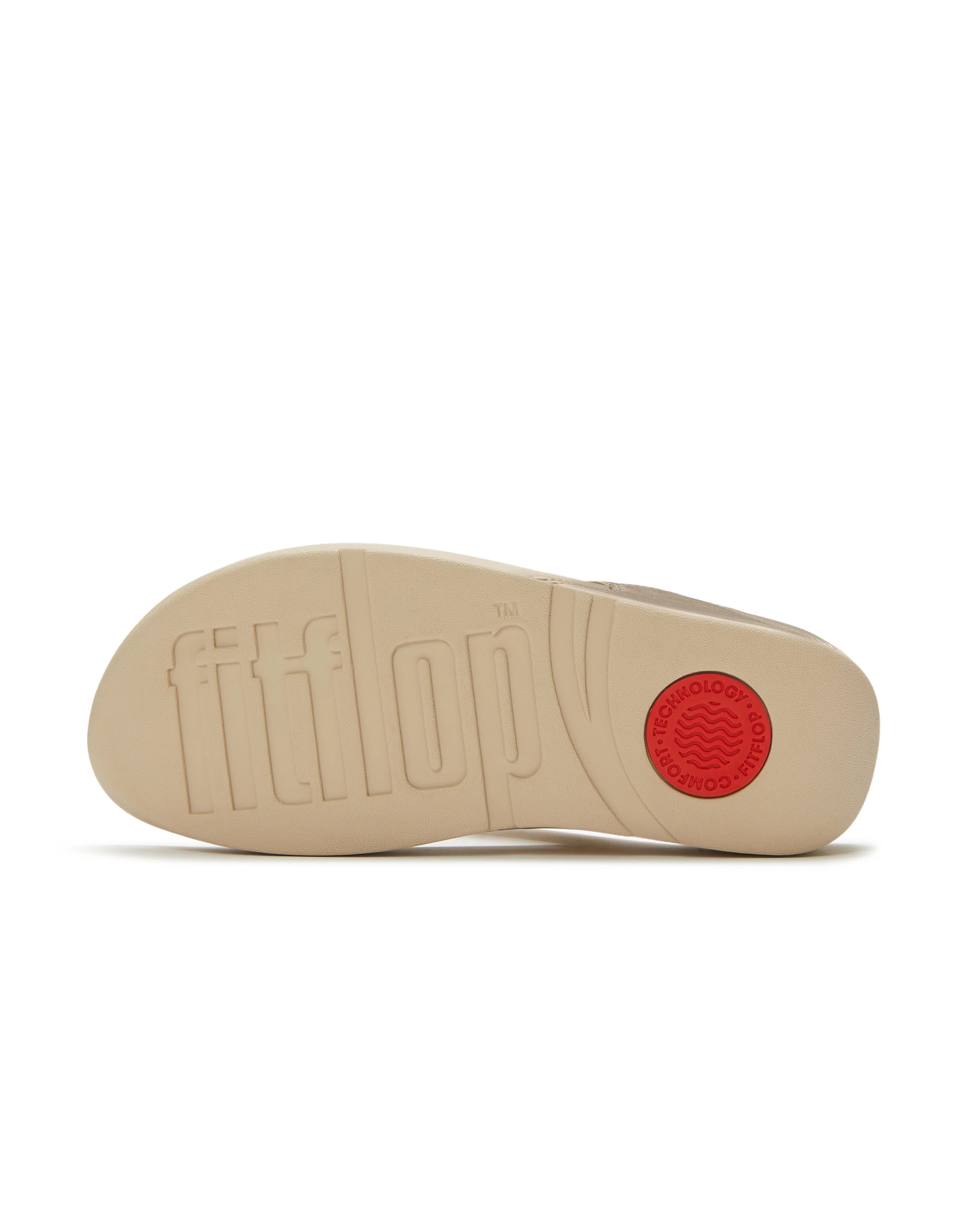 FitFlop Womens Lulu Ultra-Jewel Metallic Toe-Post Sandals - Platino 675 - Image 2