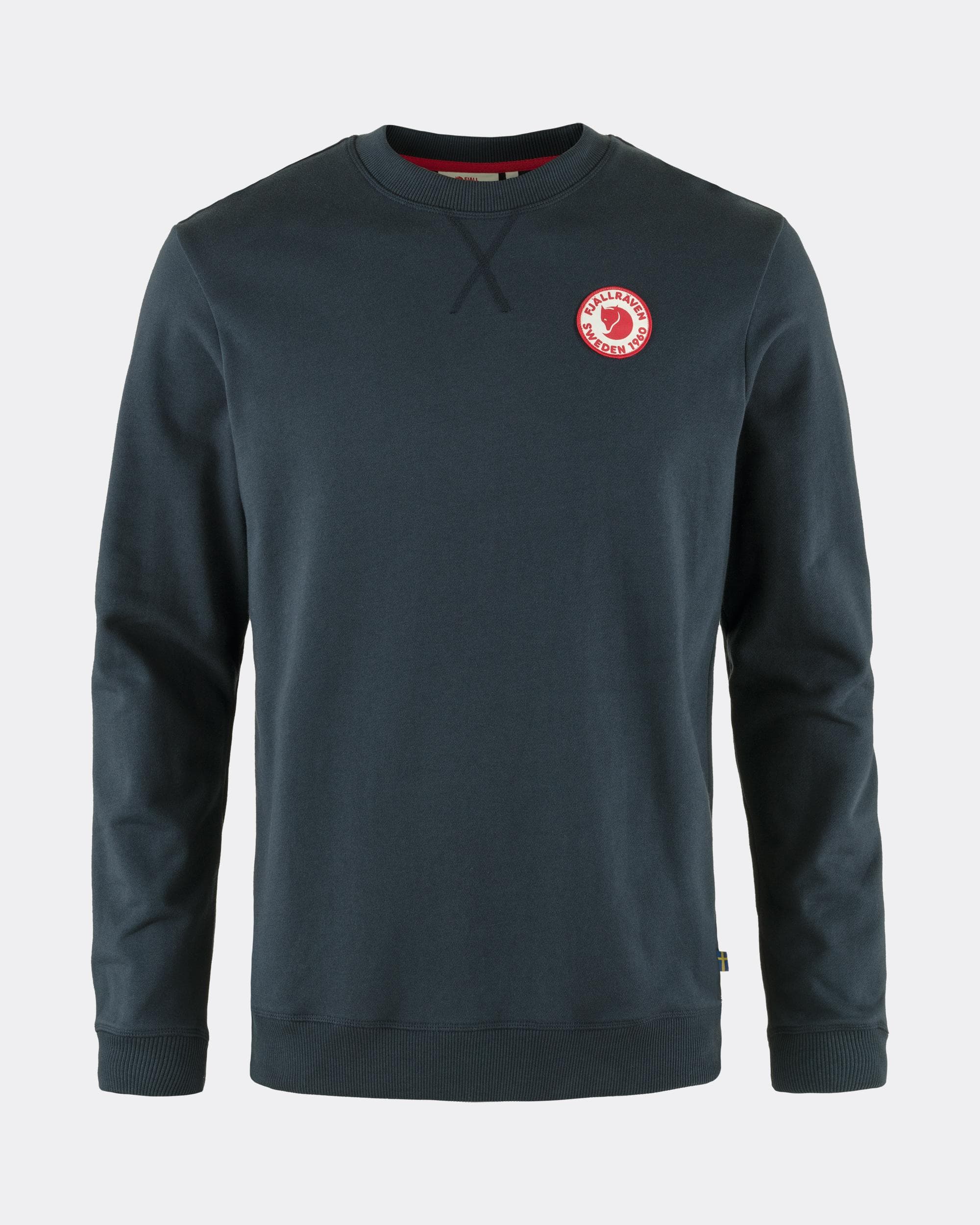 Fjallraven 1960 Logo Badge Mens Sweatshirt - Dark Navy 555 - Image 5
