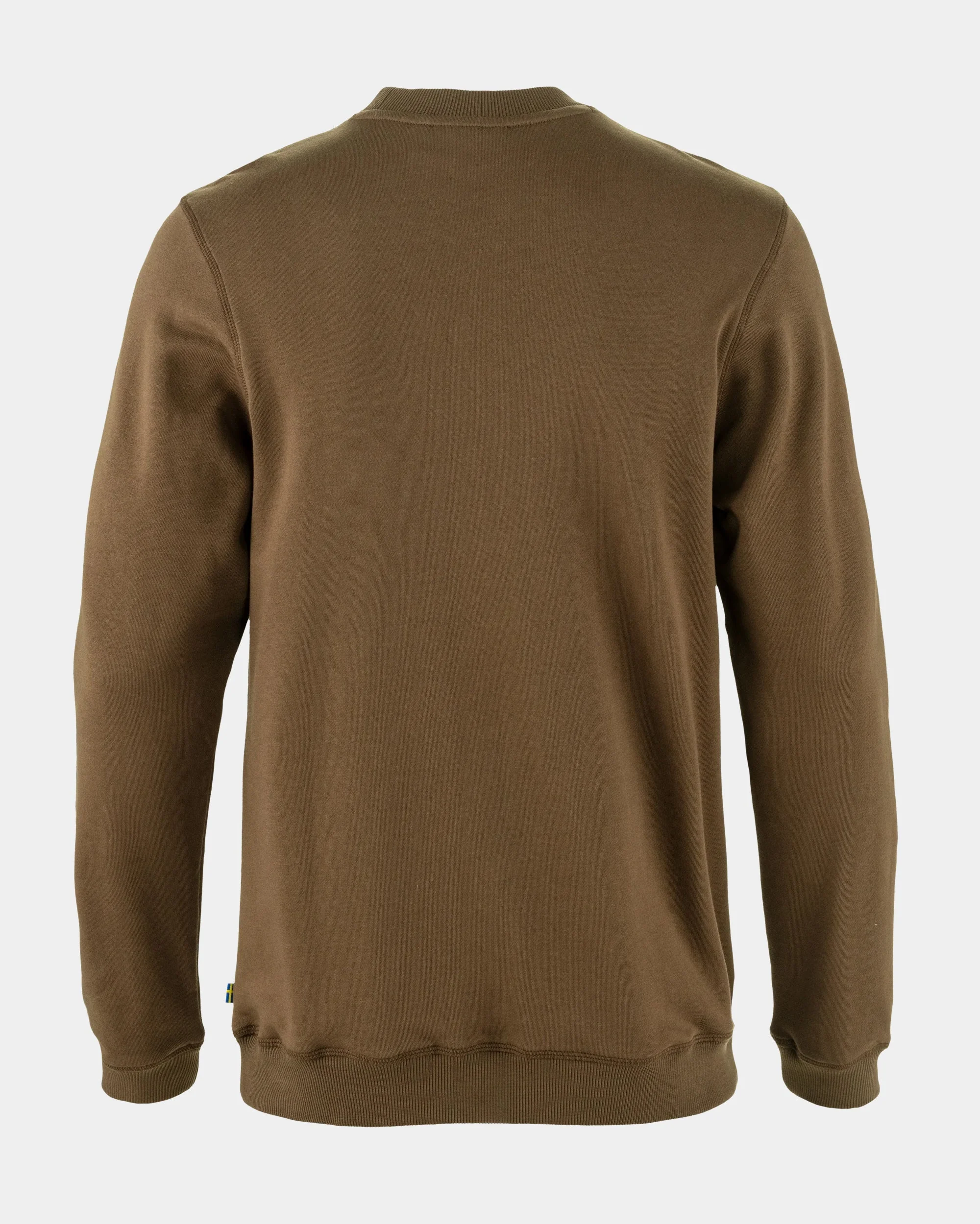 Fjallraven 1960 Logo Badge Mens Sweatshirt - Dark Oak 299 - Image 2