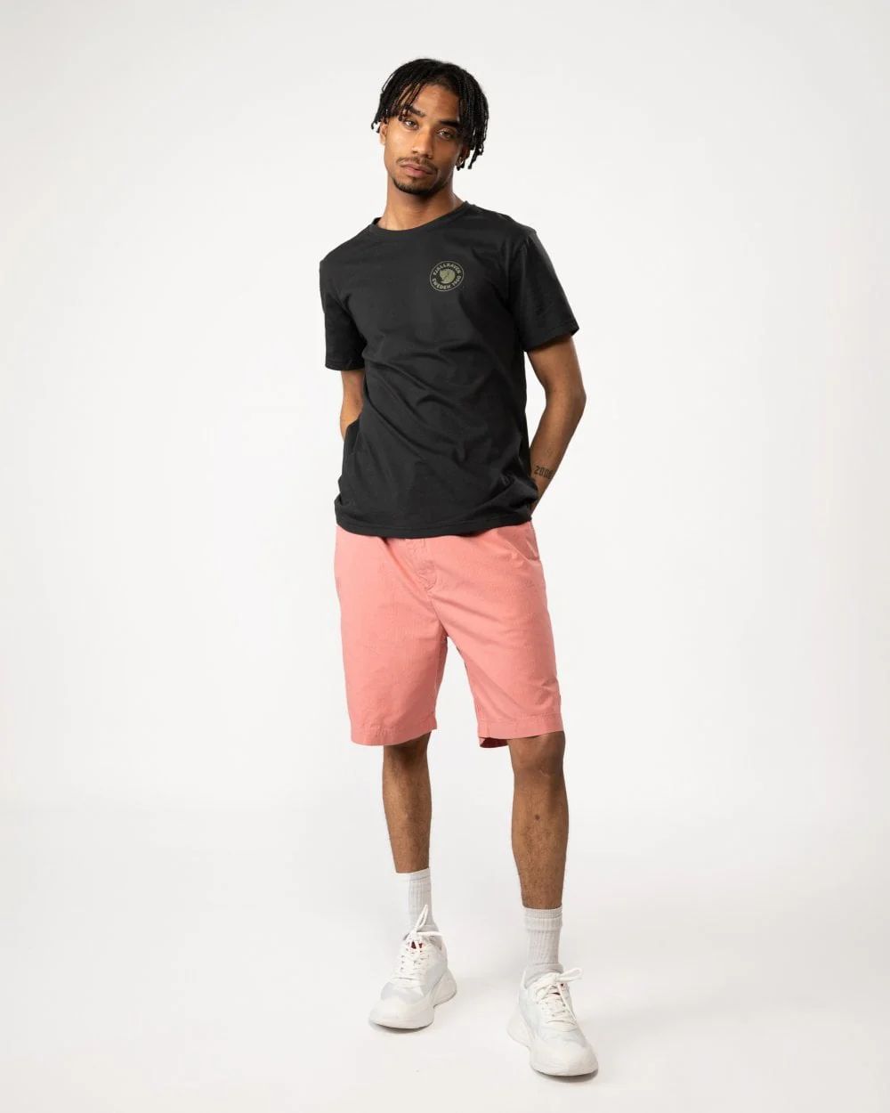 Fjallraven 1960 Logo Mens T-Shirt - Black 550 - Image 3