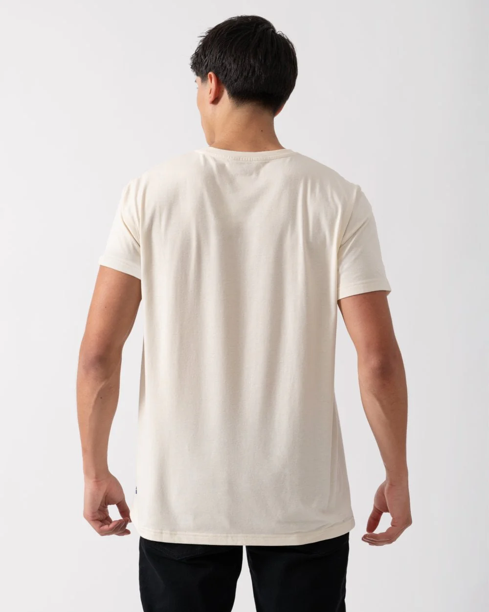 Fjallraven 1960 Logo Mens T-Shirt - Chalk White 113 - Image 4