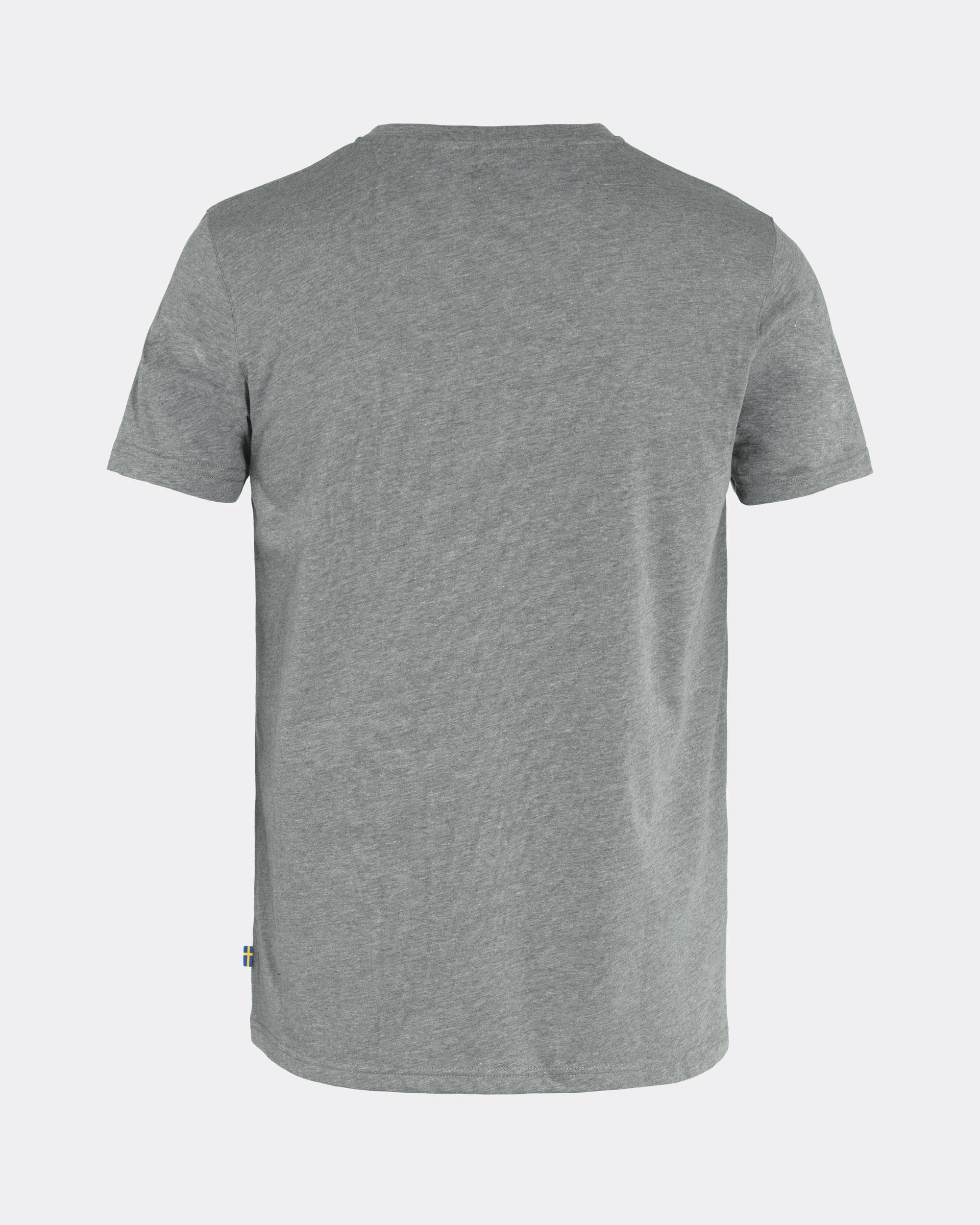 Fjallraven 1960 Logo Mens T-Shirt - Grey Melange 051 - Image 7