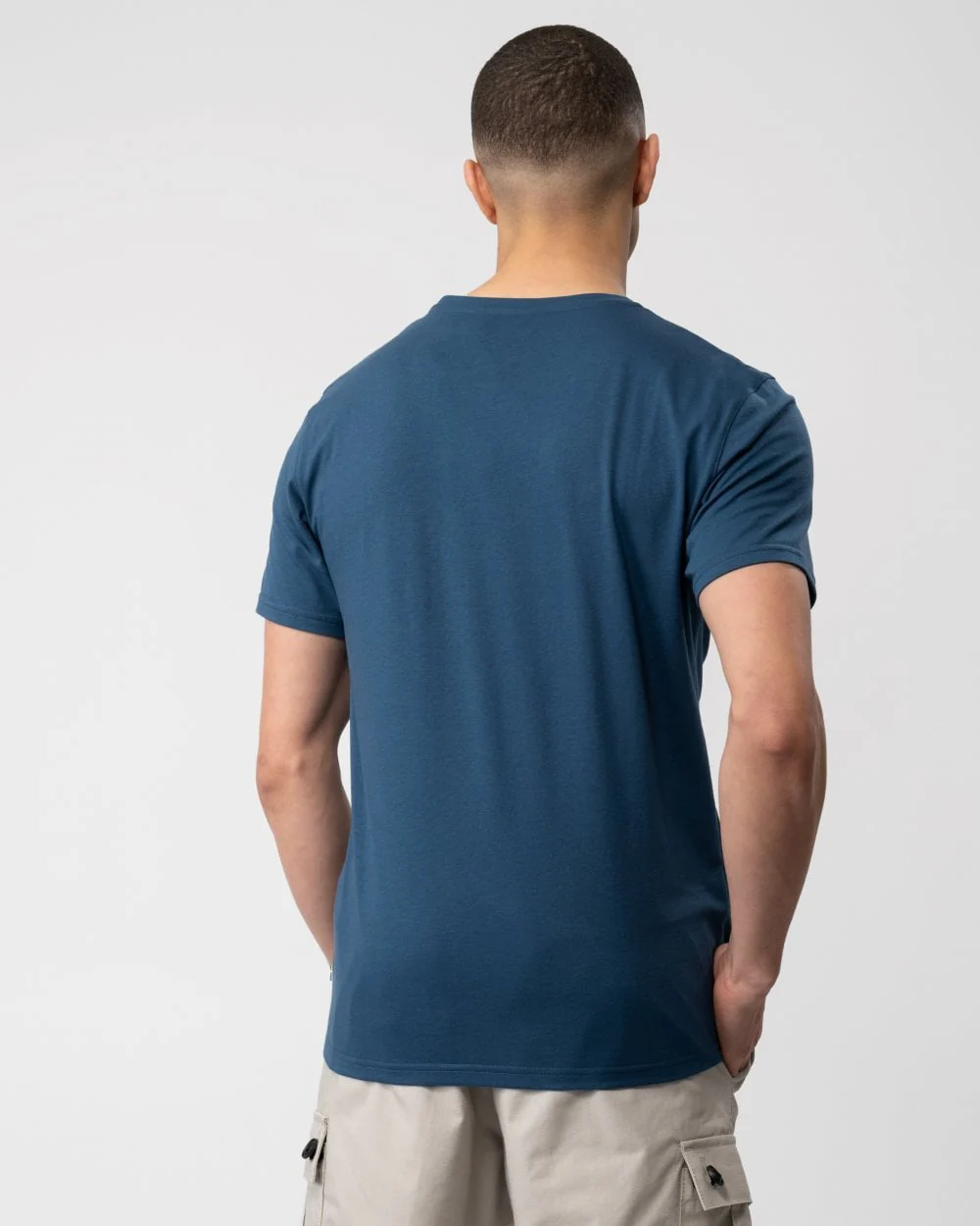 Fjallraven 1960 Logo Mens T-Shirt - Indigo Blue 534 - Image 4