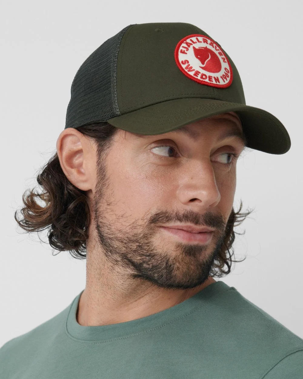 Fjallraven 1960 Logo Unisex Langtradarkeps - Deep Forest 662 - Image 4