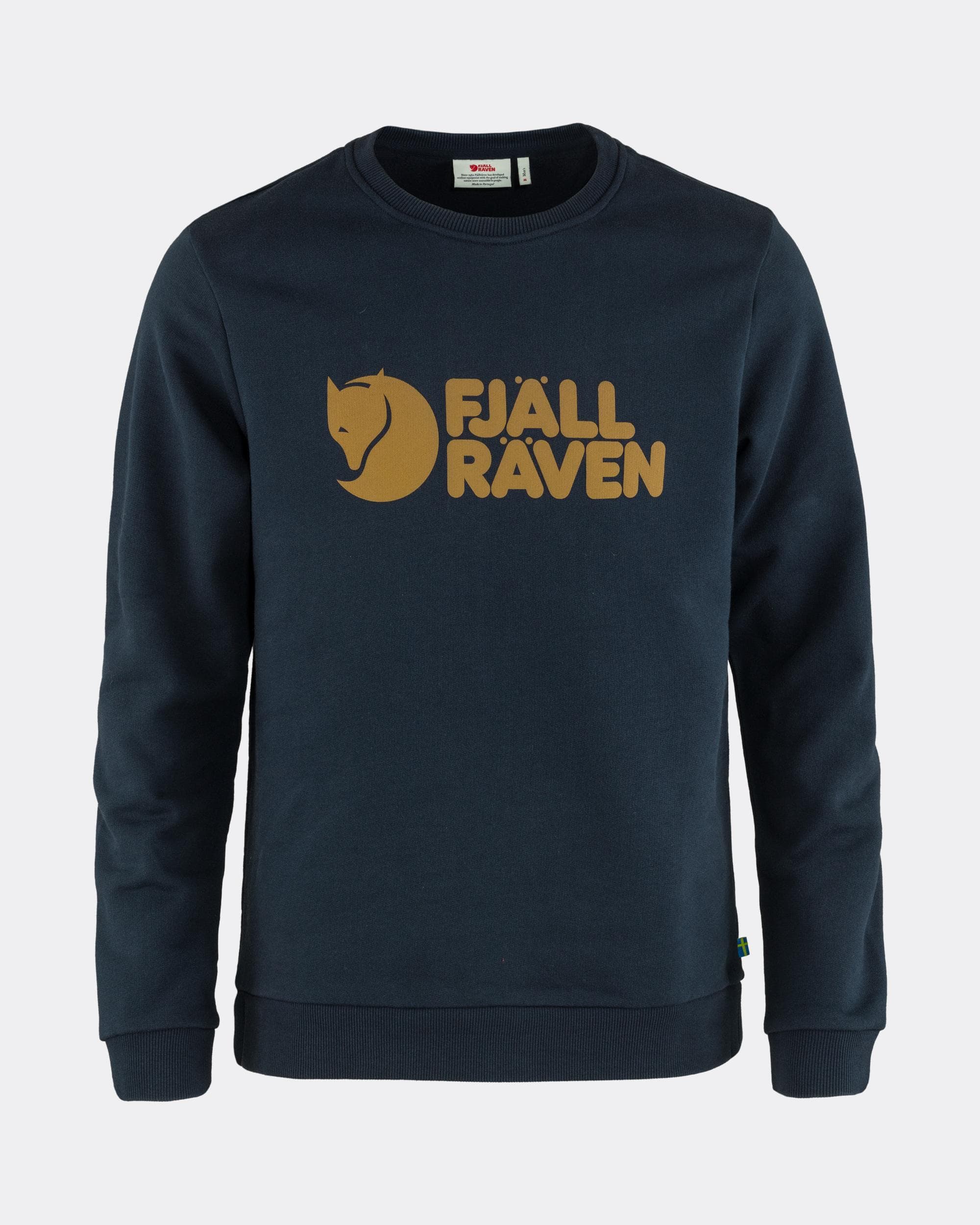 Fjallraven Logo Mens Sweatshirt - Dark Navy 555 - Image 6