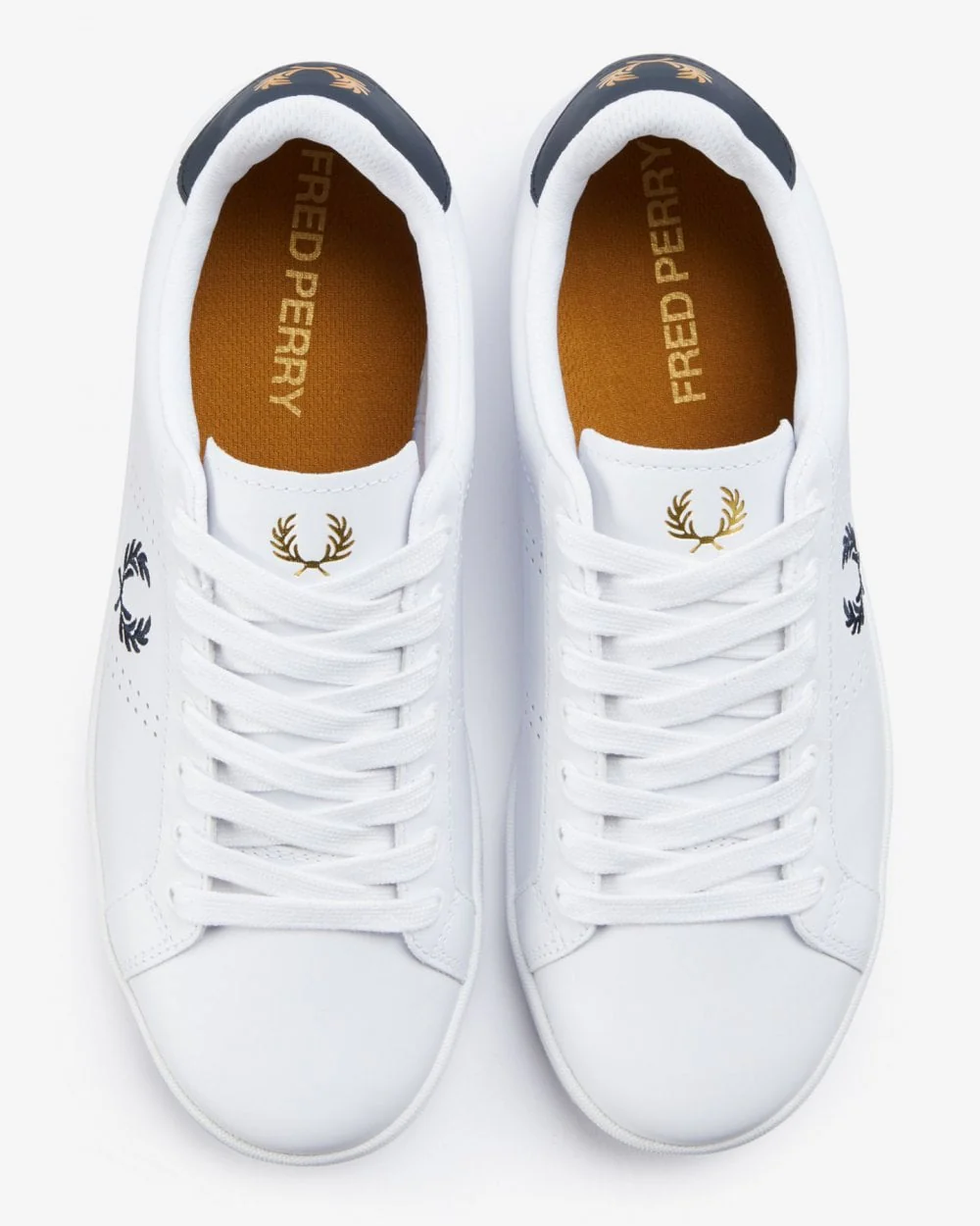 Fred Perry B721 Mens Leather Trainers NOS - Image 6