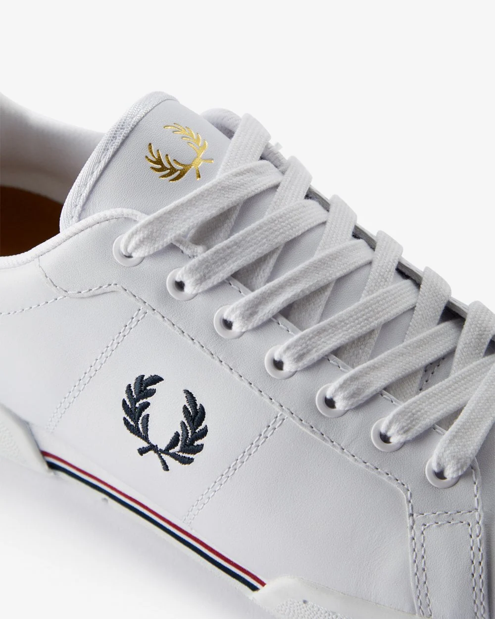Fred Perry B722 Mens Leather Trainers NOS - Image 3