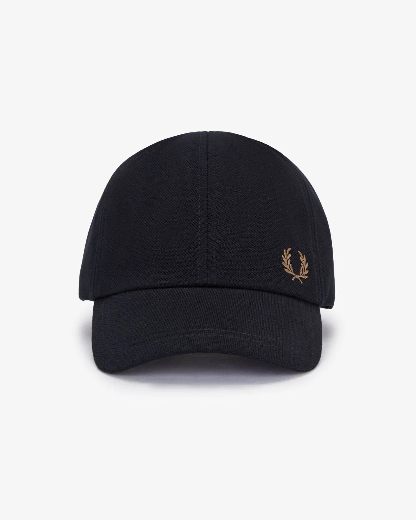 Fred Perry Classic Piqué Cap - Black/Shaded Stone S77 - Image 5