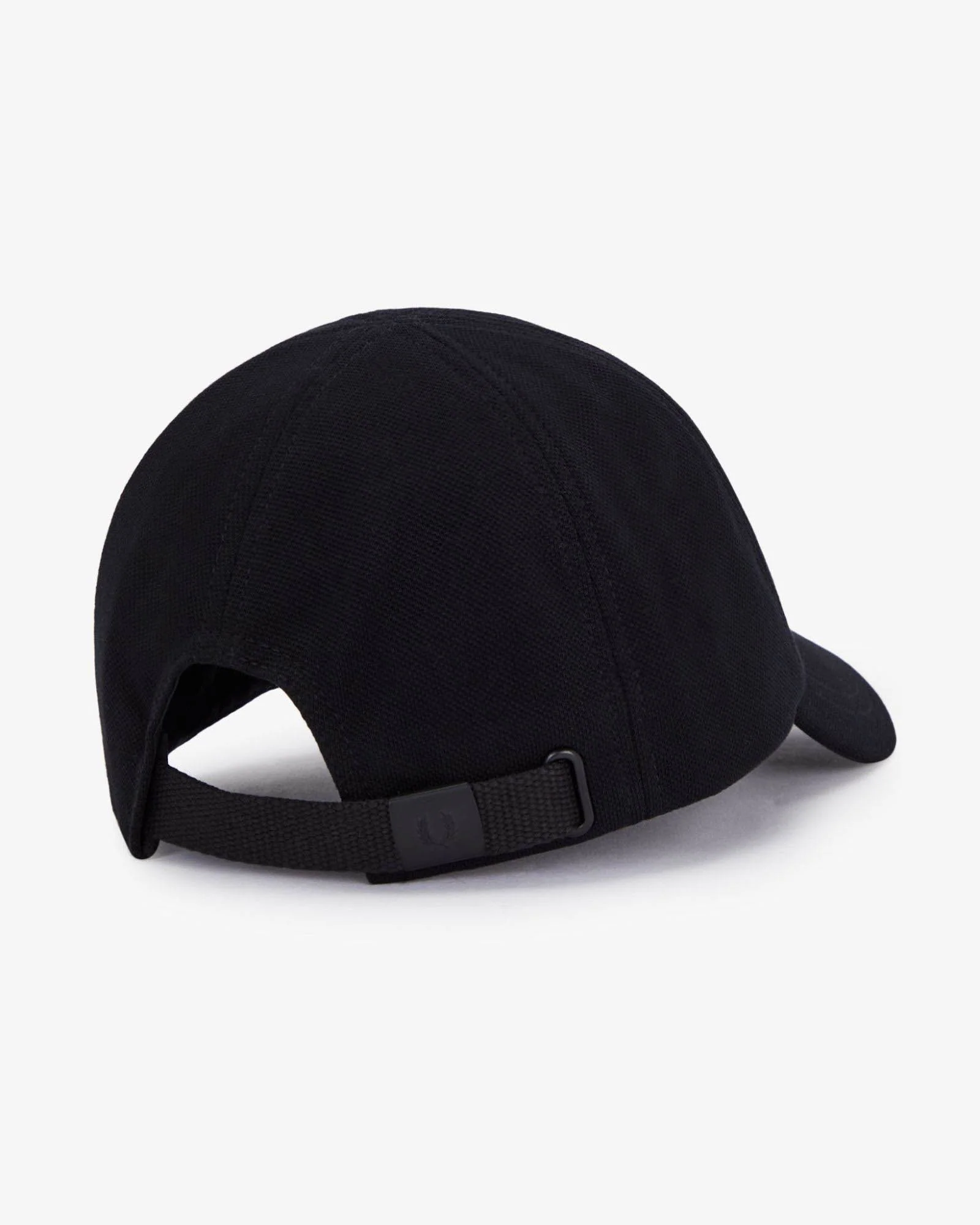 Fred Perry Classic Piqué Cap - Black/Shaded Stone S77 - Image 6
