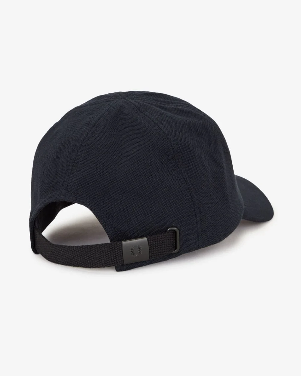 Fred Perry Classic Piqué Cap - Navy/Snow White 267 - Image 2