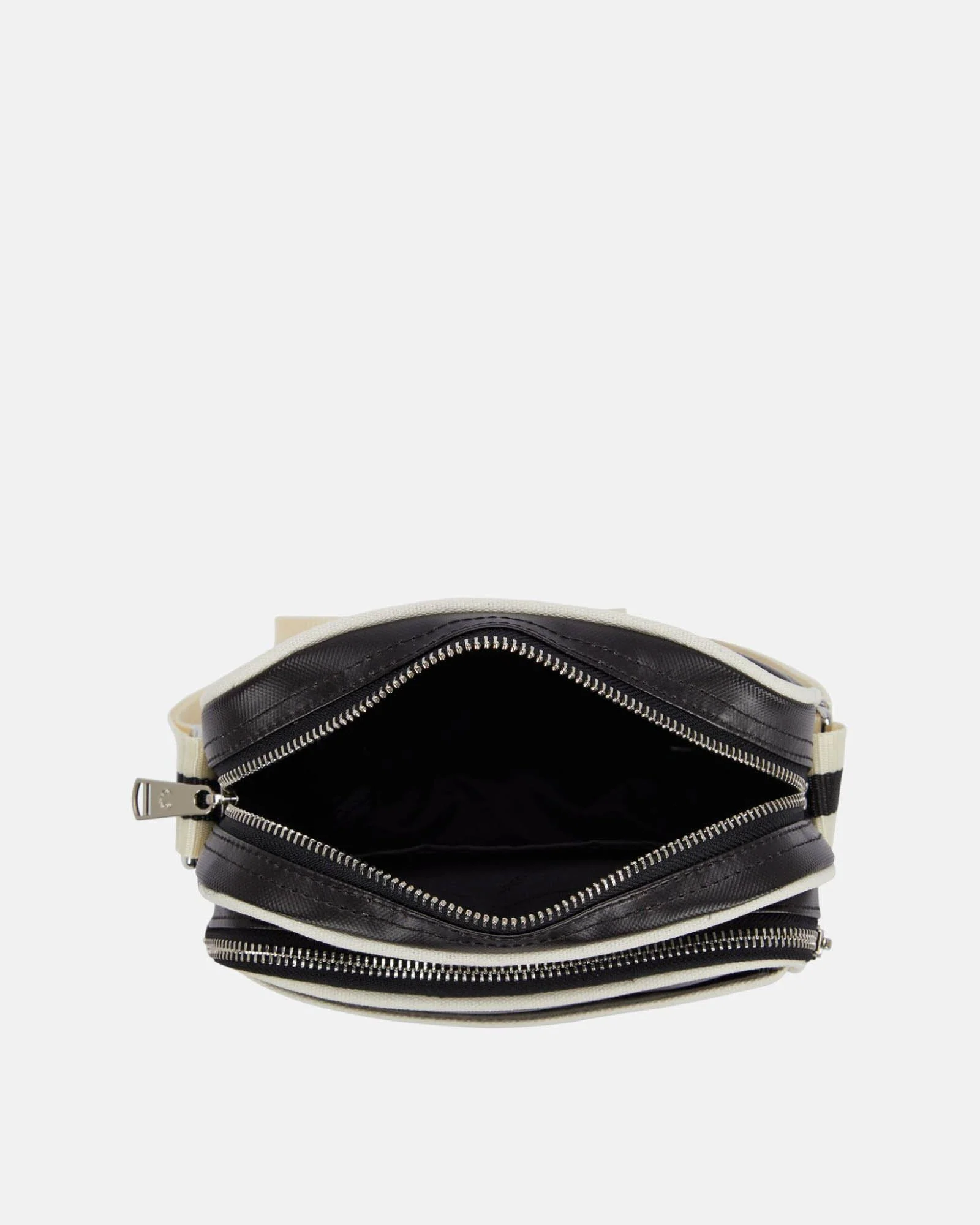 Fred Perry Classic Side Bag - Black/Ecru D57 - Image 3