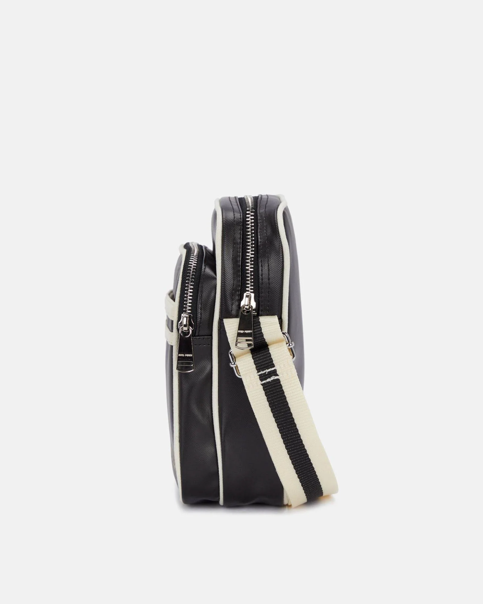 Fred Perry Classic Side Bag - Black/Ecru D57 - Image 4