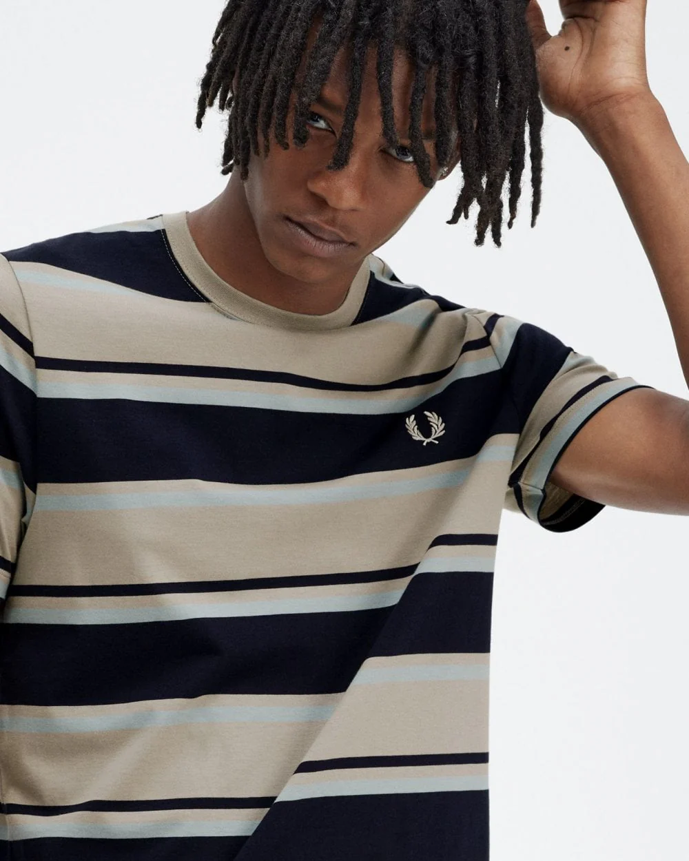 Fred Perry Mens Bold Stripe T-Shirt - Image 2