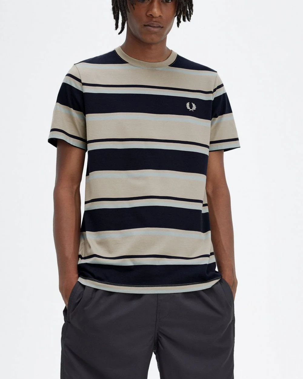 Fred Perry Mens Bold Stripe T-Shirt - Image 4