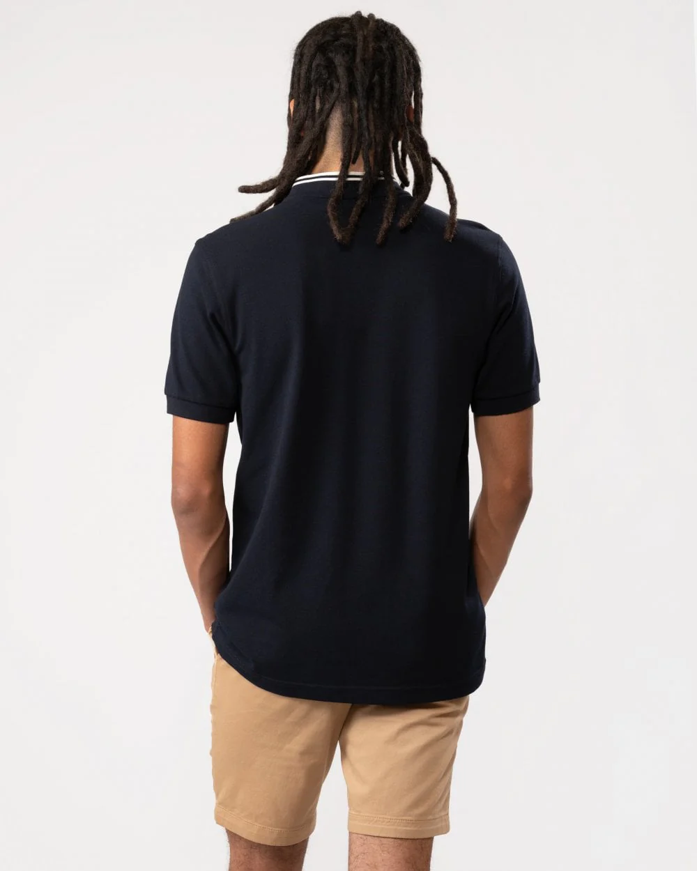 Fred Perry Mens Bomber Collar Polo Shirt - Image 5
