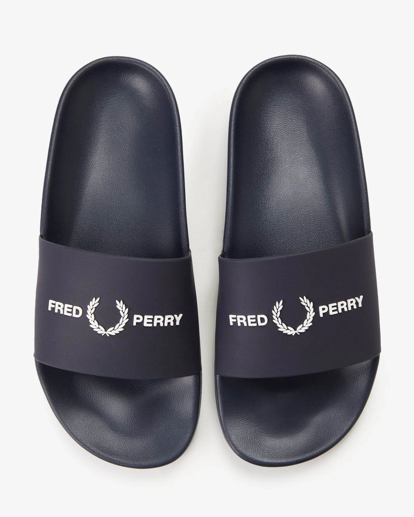 Fred Perry Mens Branded Slider - Navy 608 - Image 2