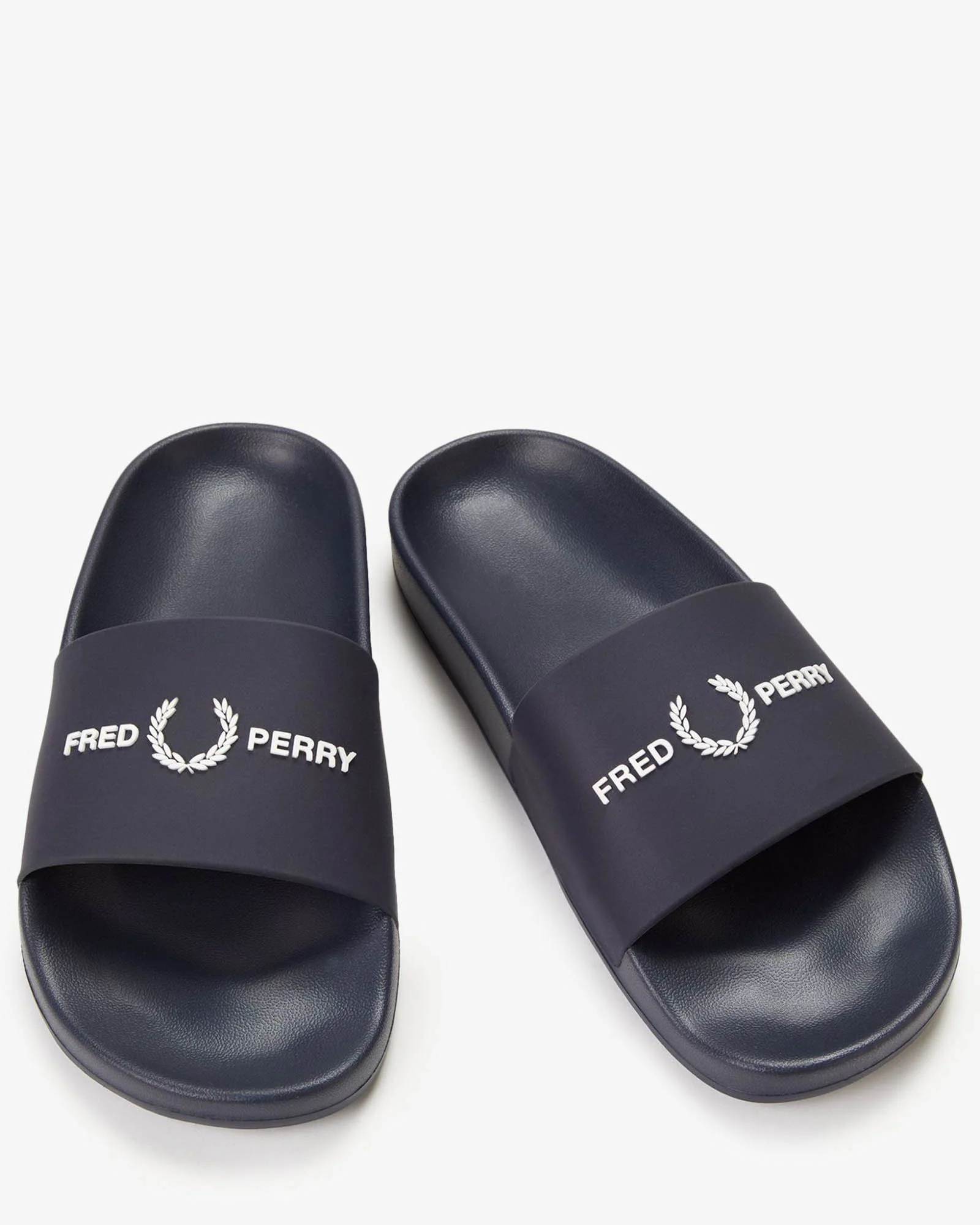 Fred Perry Mens Branded Slider - Navy 608 - Image 5