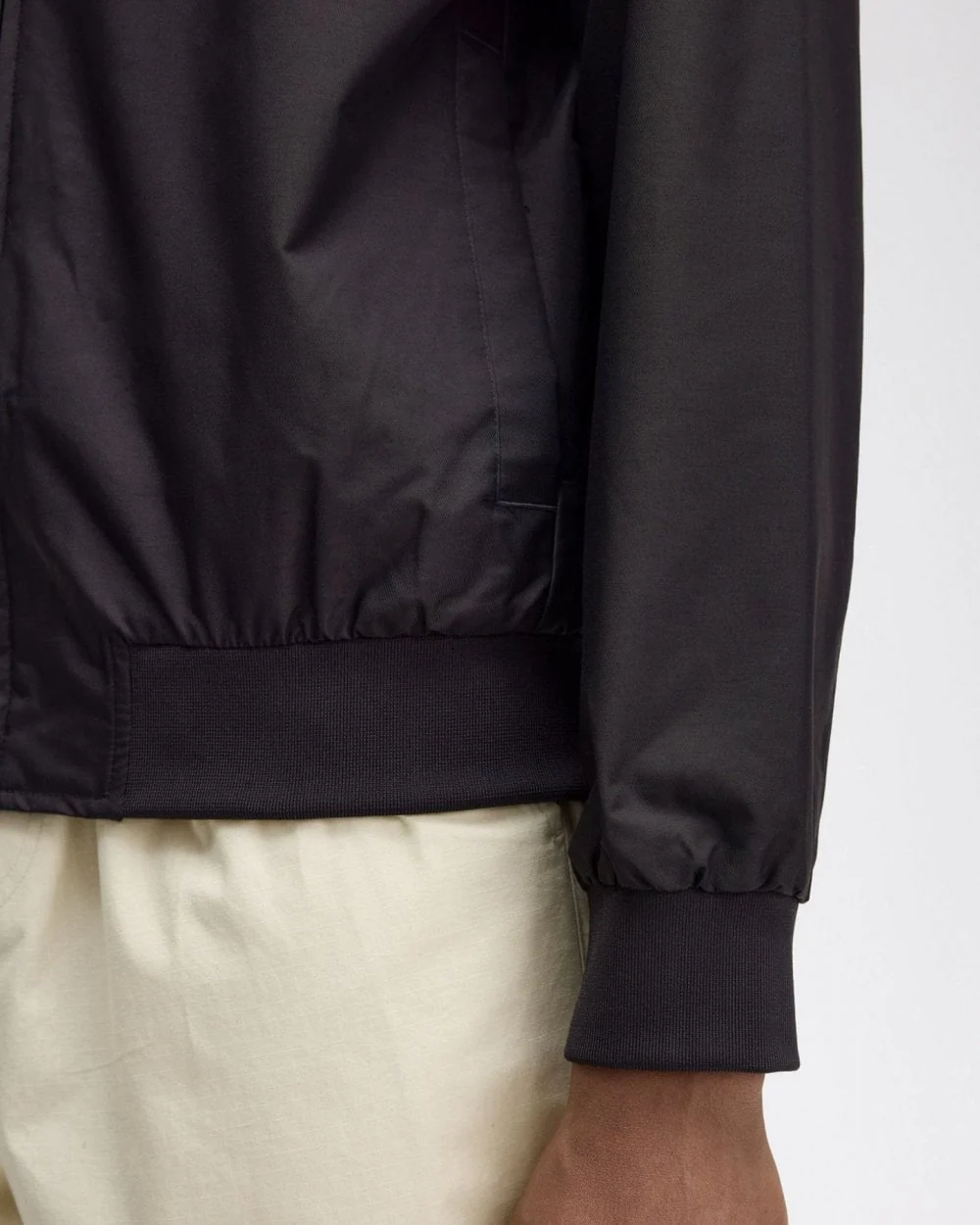 Fred Perry Mens Brentham Jacket - Black 350 - Image 5