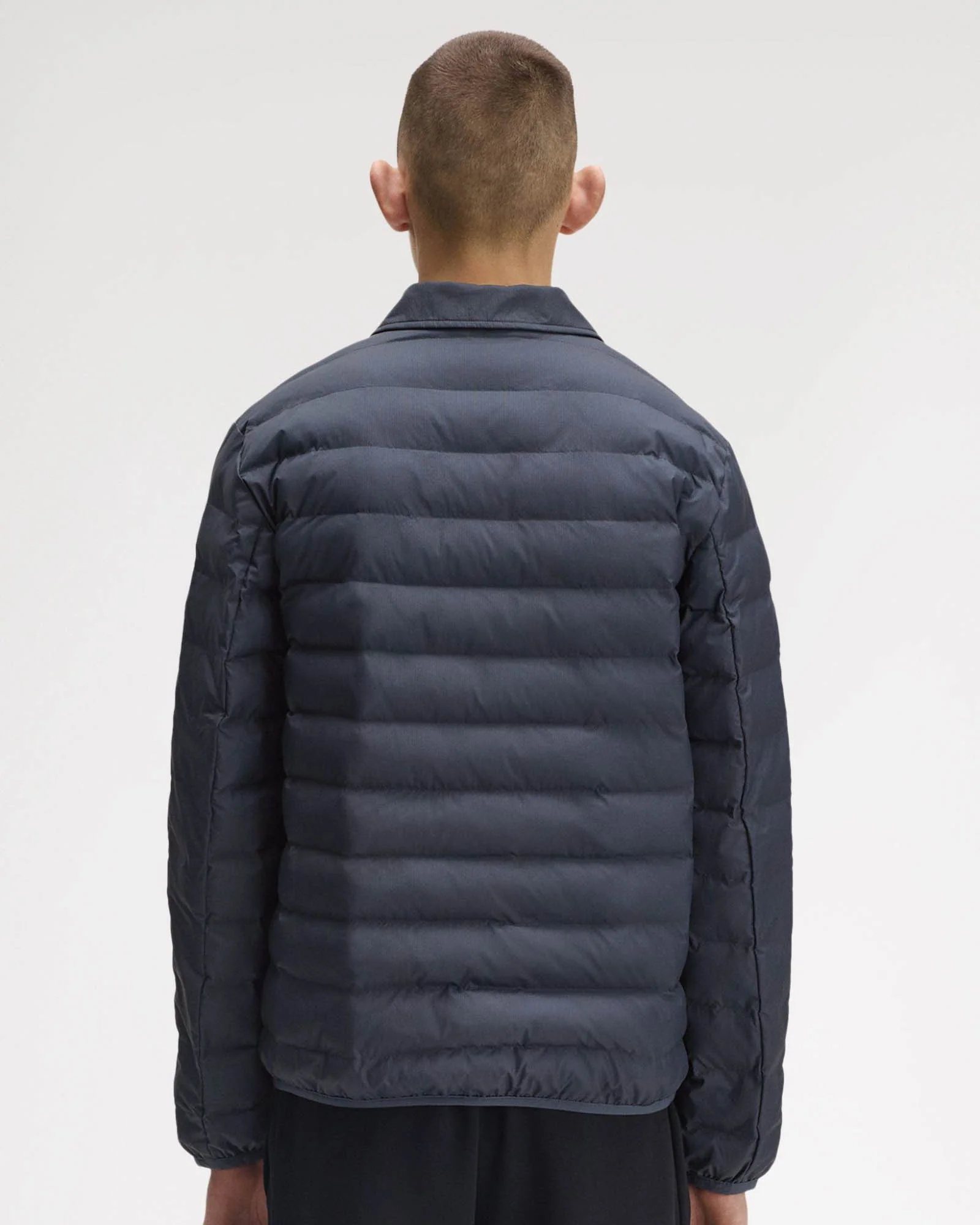 Fred Perry Mens Collared Insulated Jacket - Dark Airforce 738 - Image 4