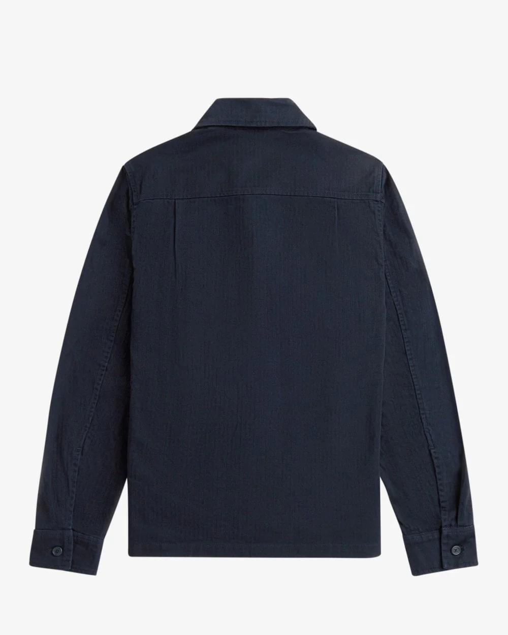 Fred Perry Mens Herringbone Overshirt - Image 2