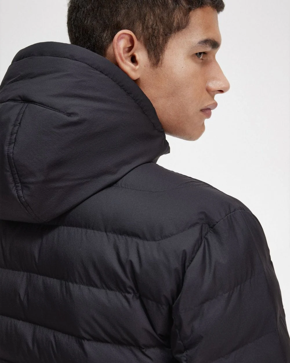 Fred Perry Mens Hooded Insulated Jacket - Image 4