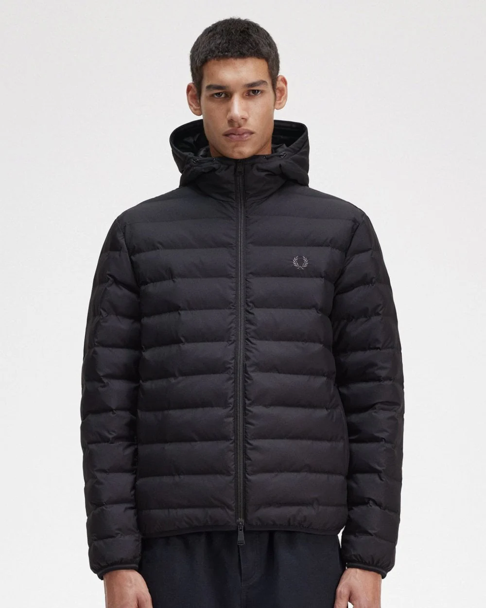 Fred Perry Mens Hooded Insulated Jacket - Image 6