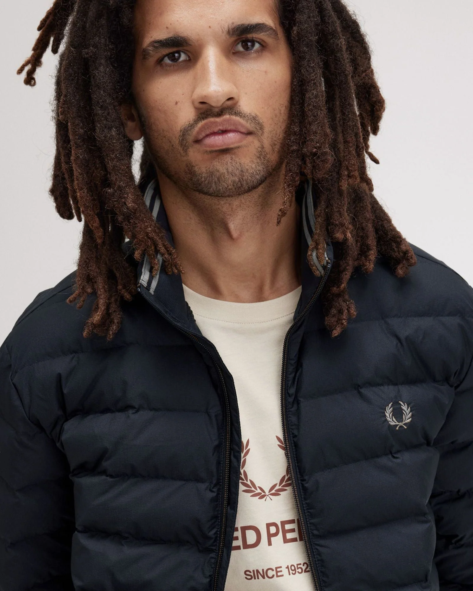 Fred Perry Mens Insulated Jacket - Black 102 - Image 4