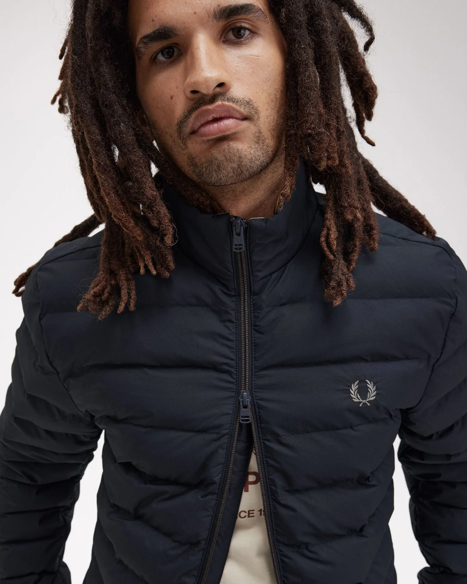 Fred Perry Mens Insulated Jacket - Black 102 - Image 5