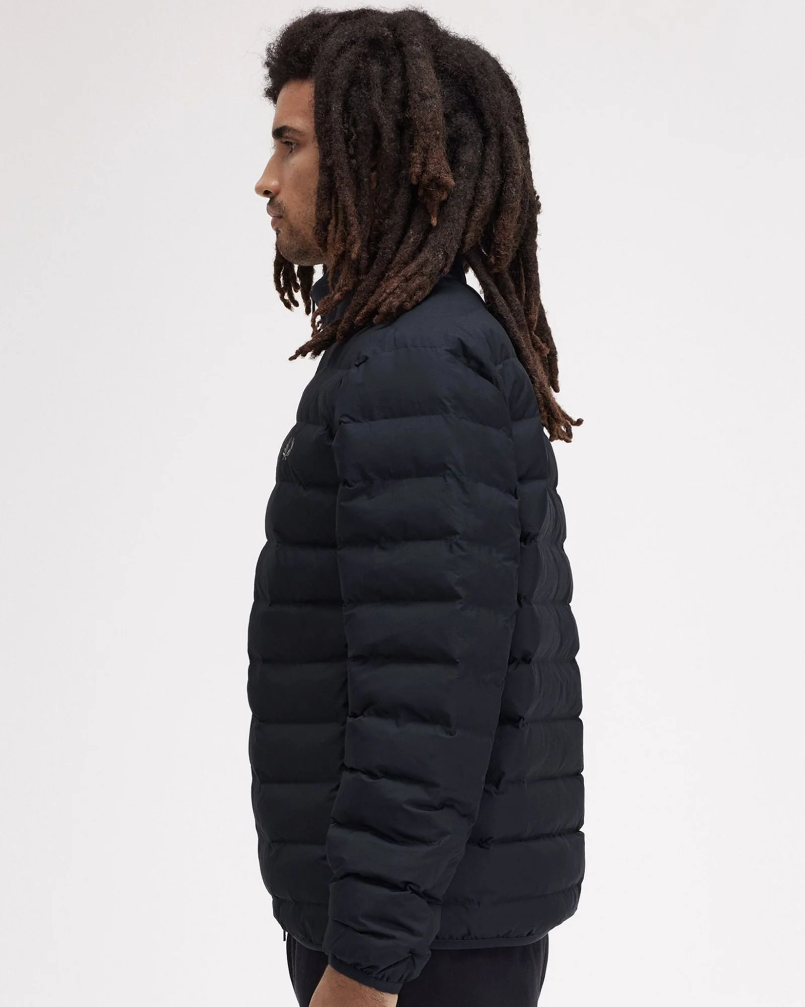 Fred Perry Mens Insulated Jacket - Black 102 - Image 8