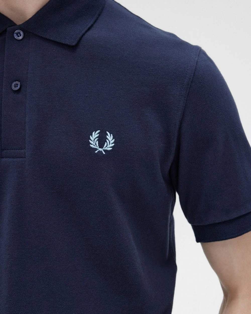 Fred Perry Mens Original Tennis Shirt NOS - Navy 795 - Image 3