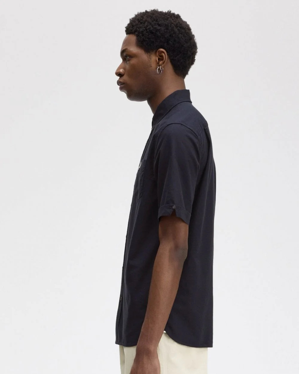 Fred Perry Mens Oxford Shirt NOS - Navy 608 - Image 6