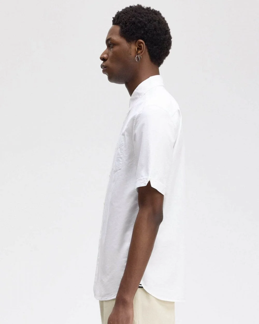 Fred Perry Mens Oxford Shirt NOS - White 100 - Image 5