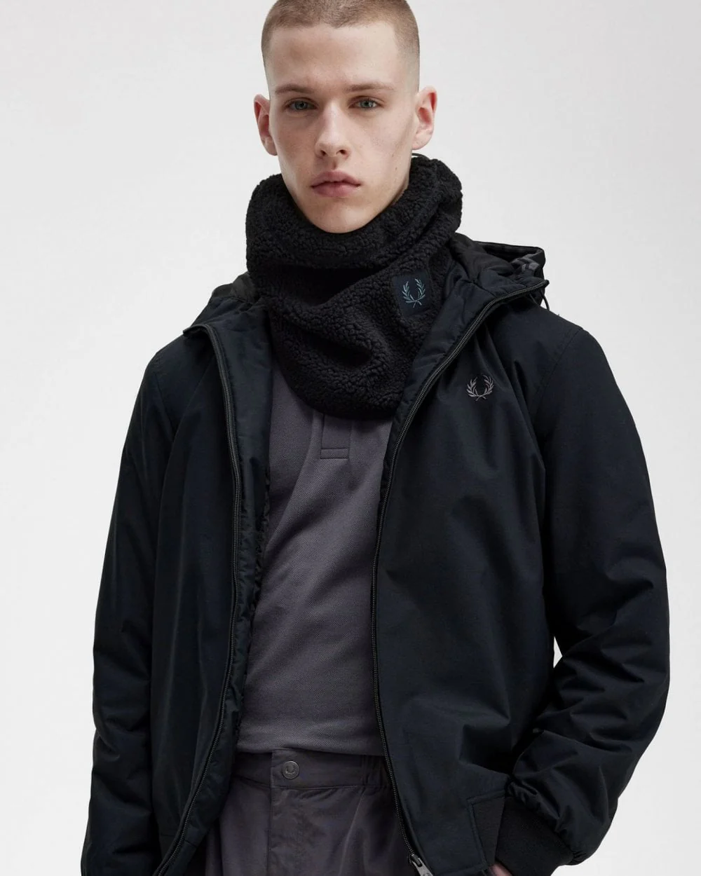 Fred Perry Mens Padded Hooded Brentham Jacket - Image 5