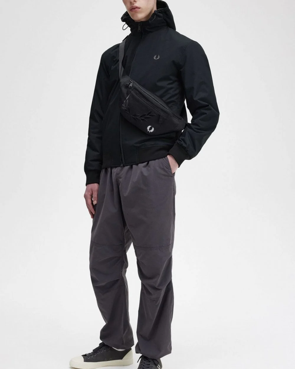 Fred Perry Mens Padded Hooded Brentham Jacket - Image 6