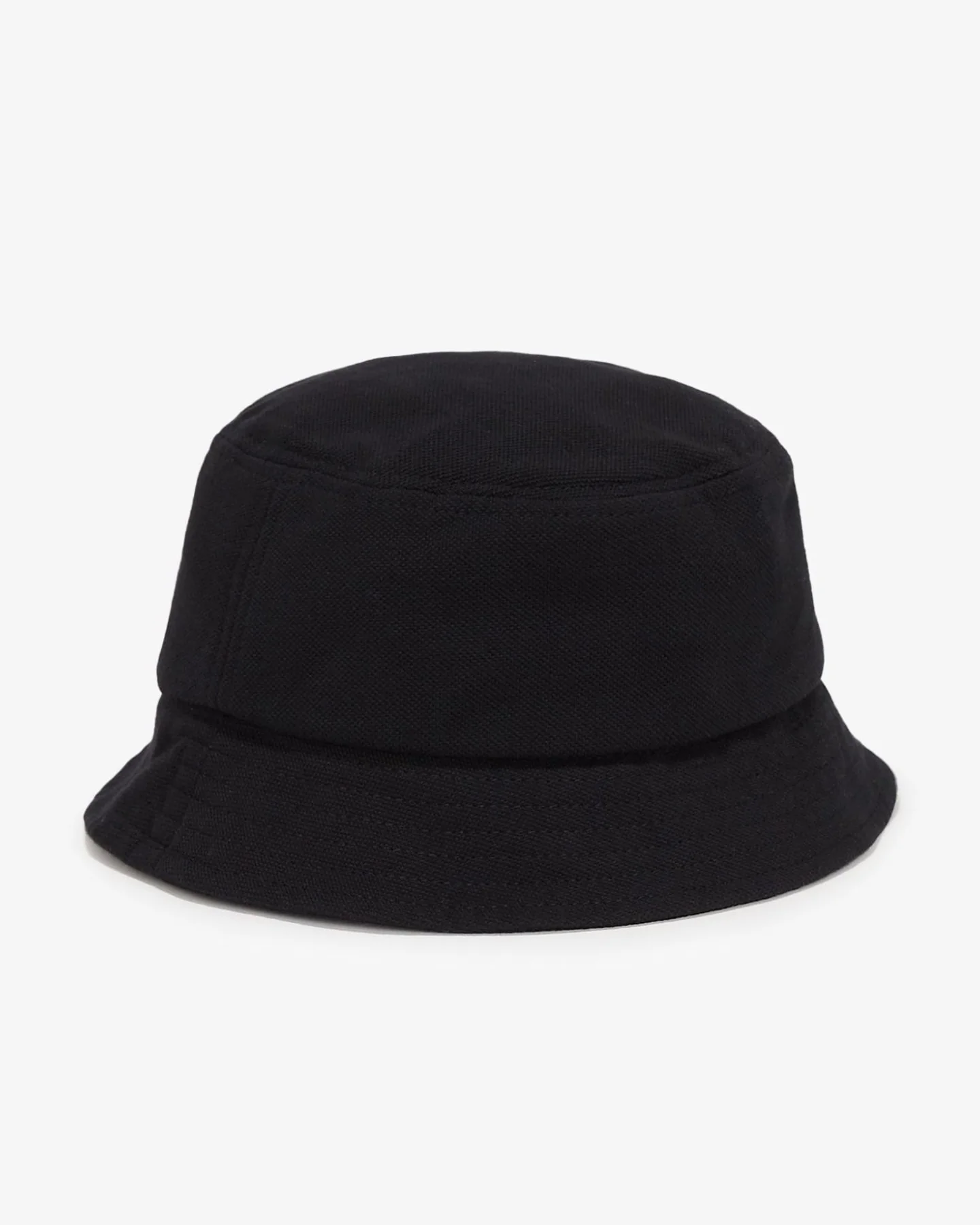Fred Perry Mens Pique Bucket Hat - Black/Snow White 843 - Image 2