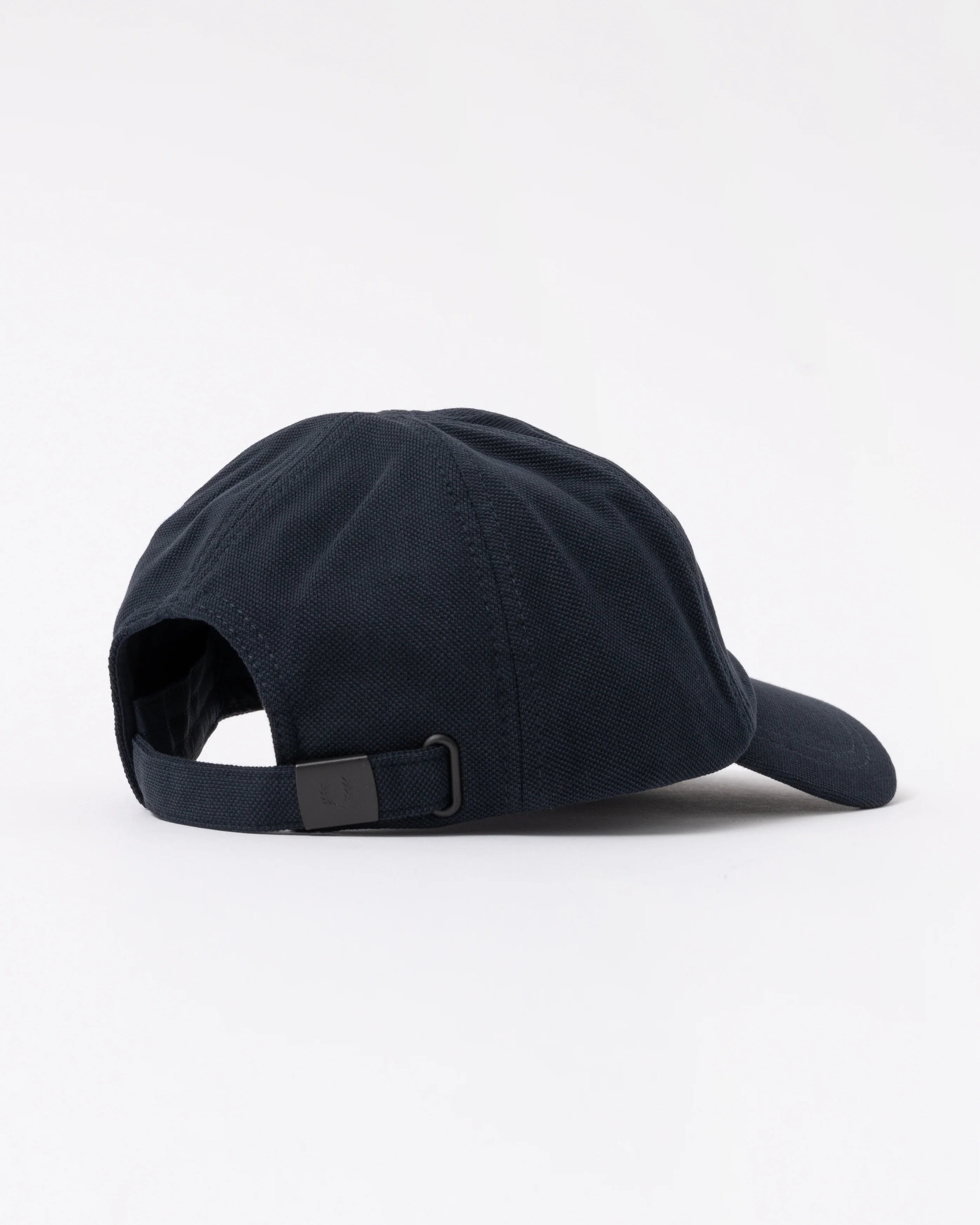 Fred Perry Mens Pique Classic Cap - Navy/Seagrass T73 - Image 3