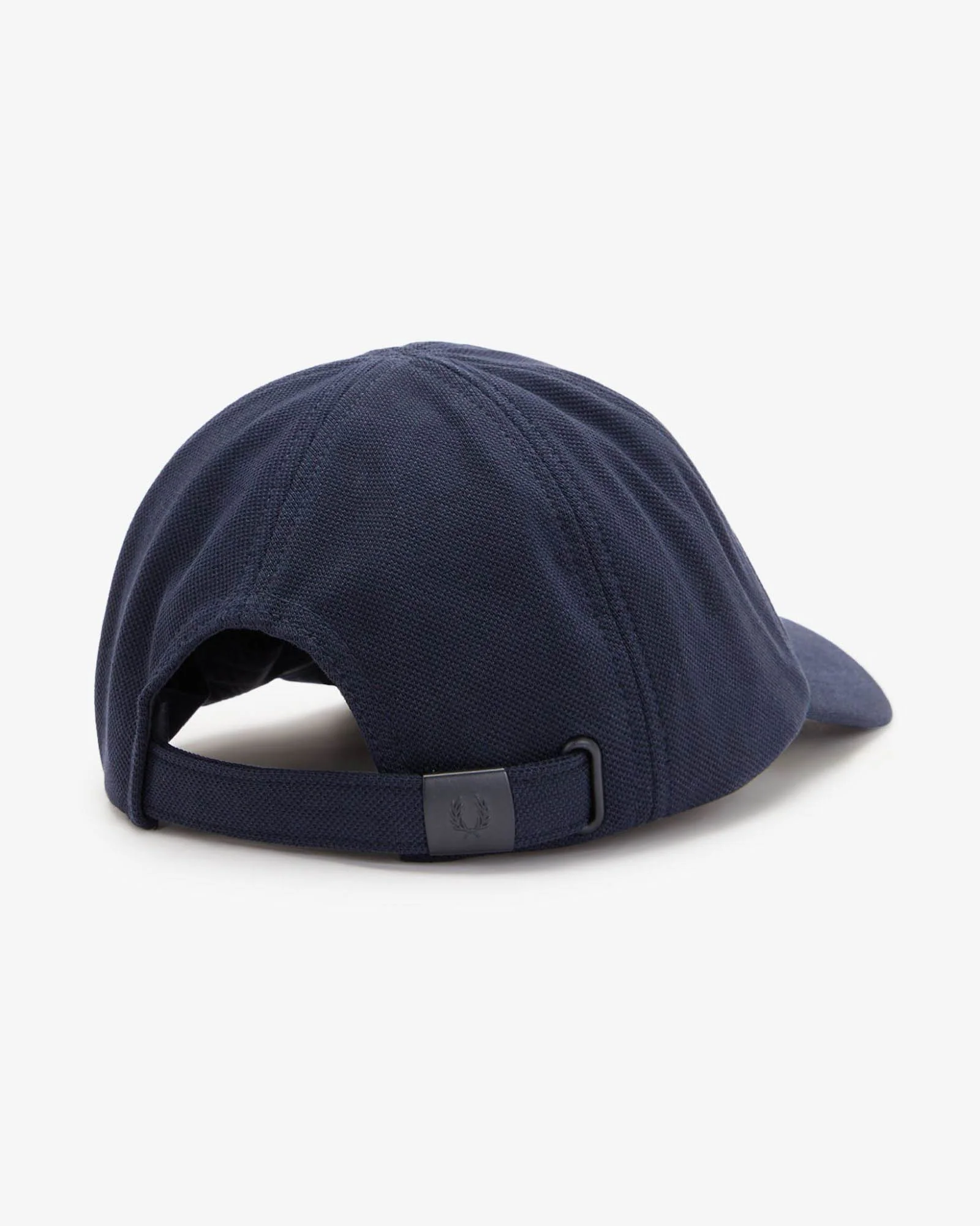 Fred Perry Mens Pique Classic Cap - Navy/Snow White 267 - Image 3