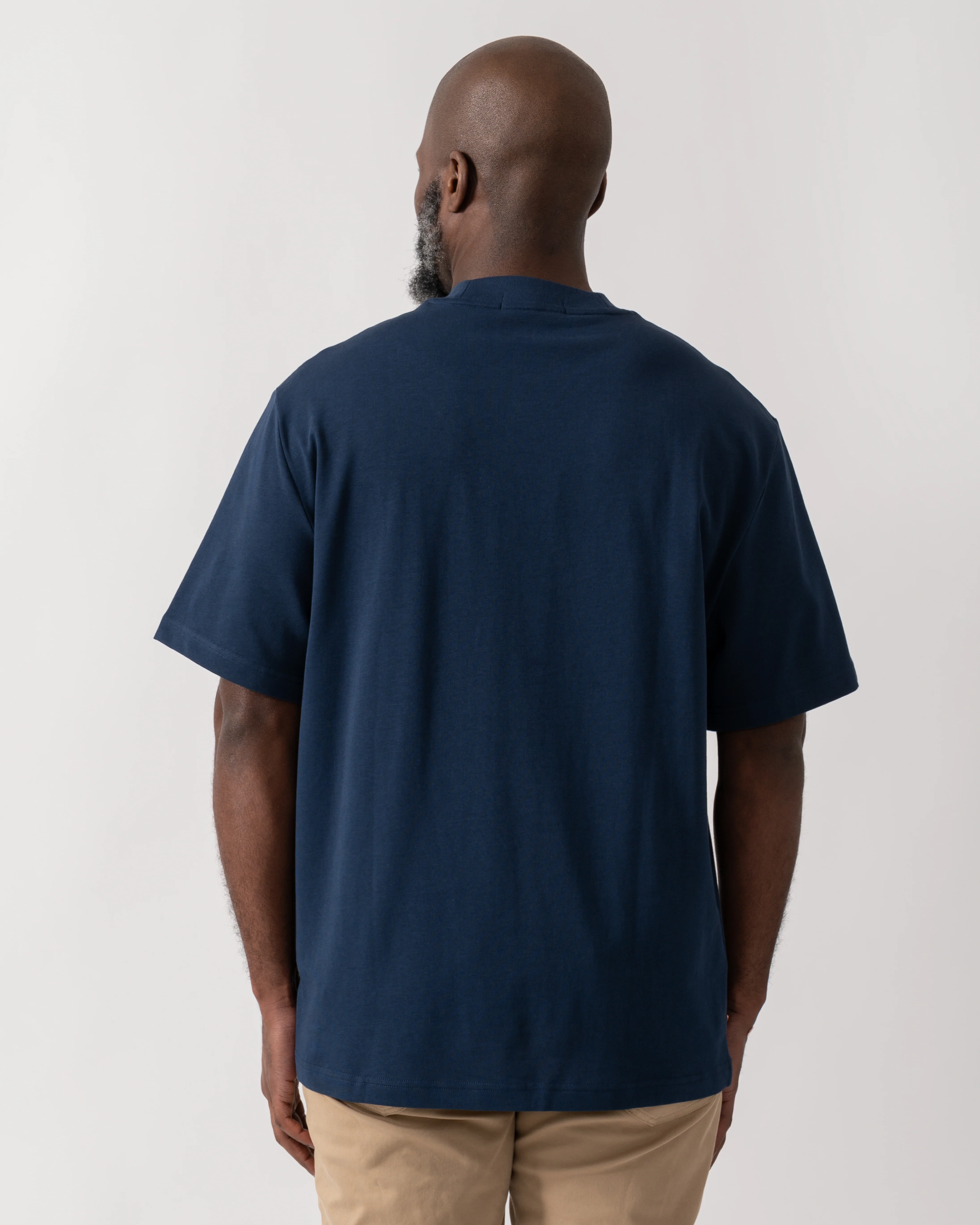 Fred Perry Mens Pocket Detail T-Shirt - Tennis Blue X86 - Image 4
