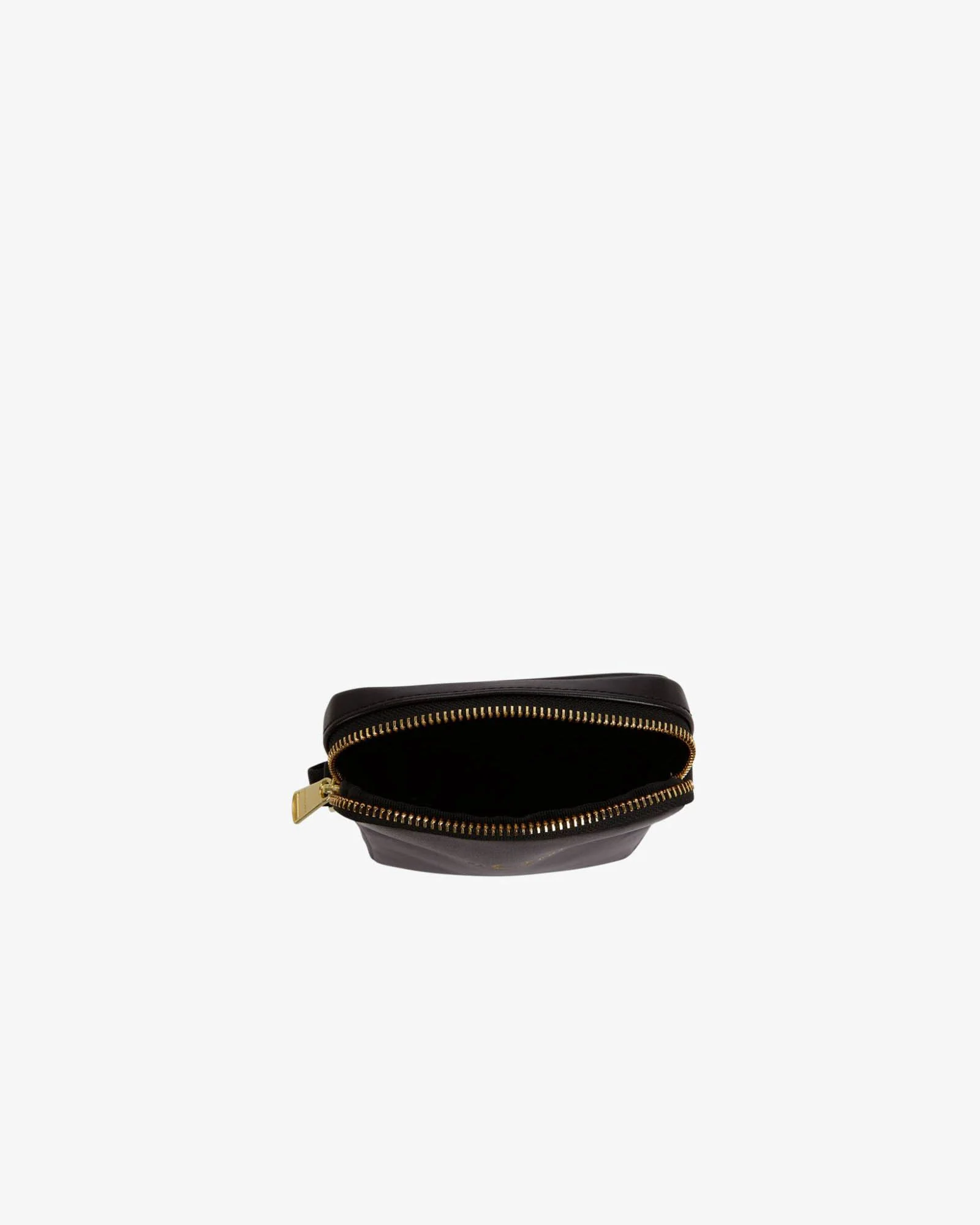 Fred Perry Mens Smooth Leather Small Side Bag - Black 102 - Image 3