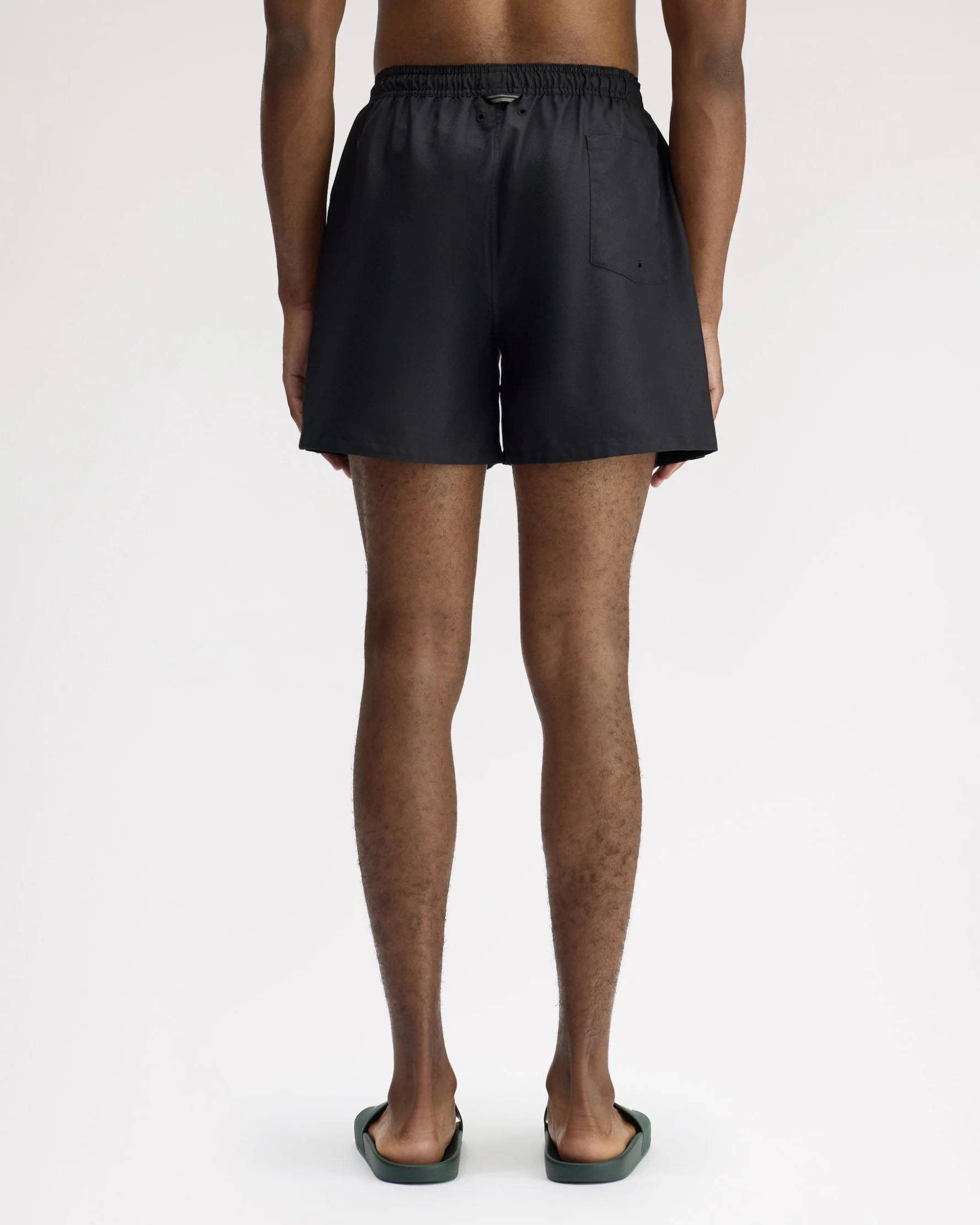 Fred Perry Mens Swimshorts - Black 102 - Image 3