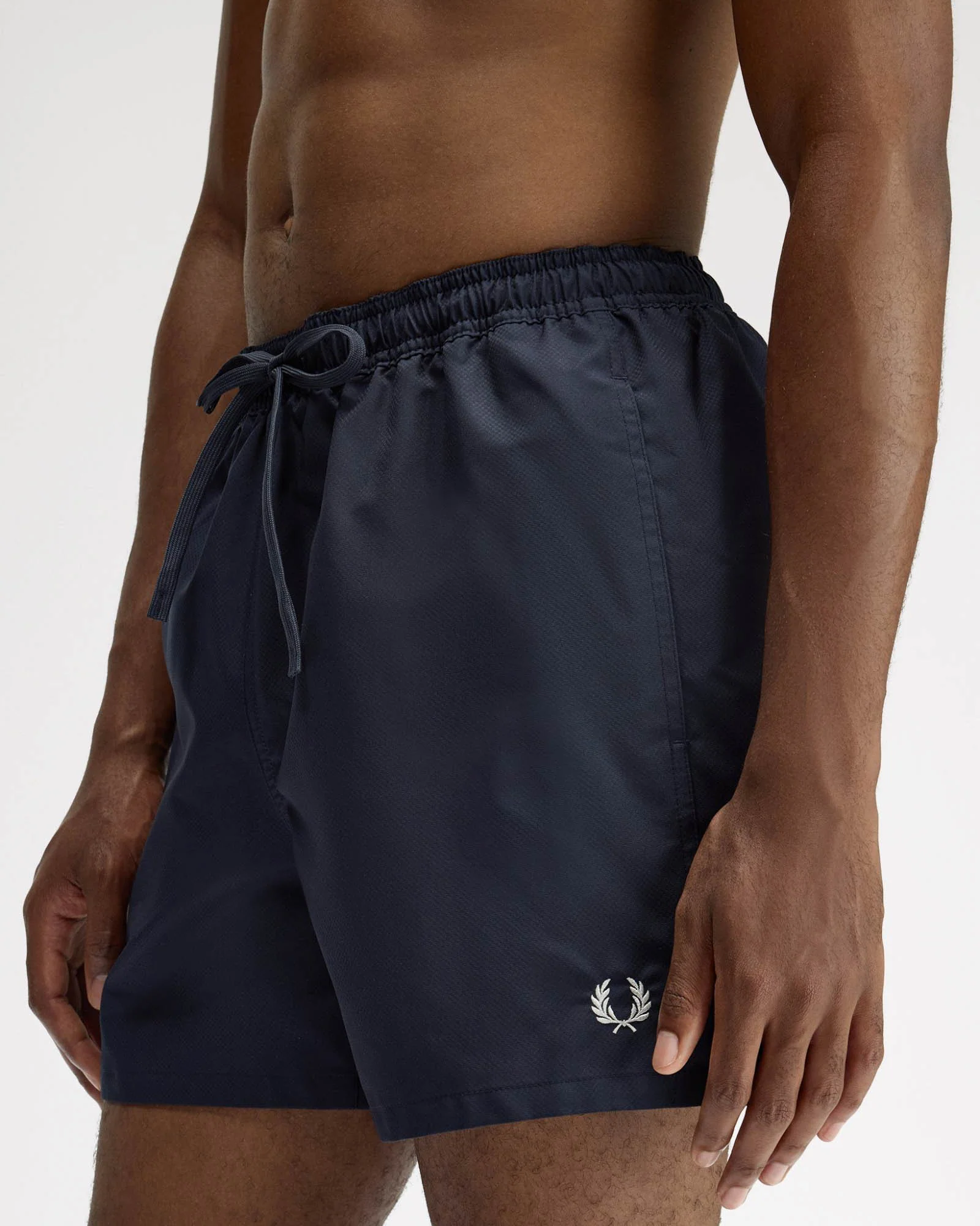 Fred Perry Mens Swimshorts - Navy 608 - Image 2