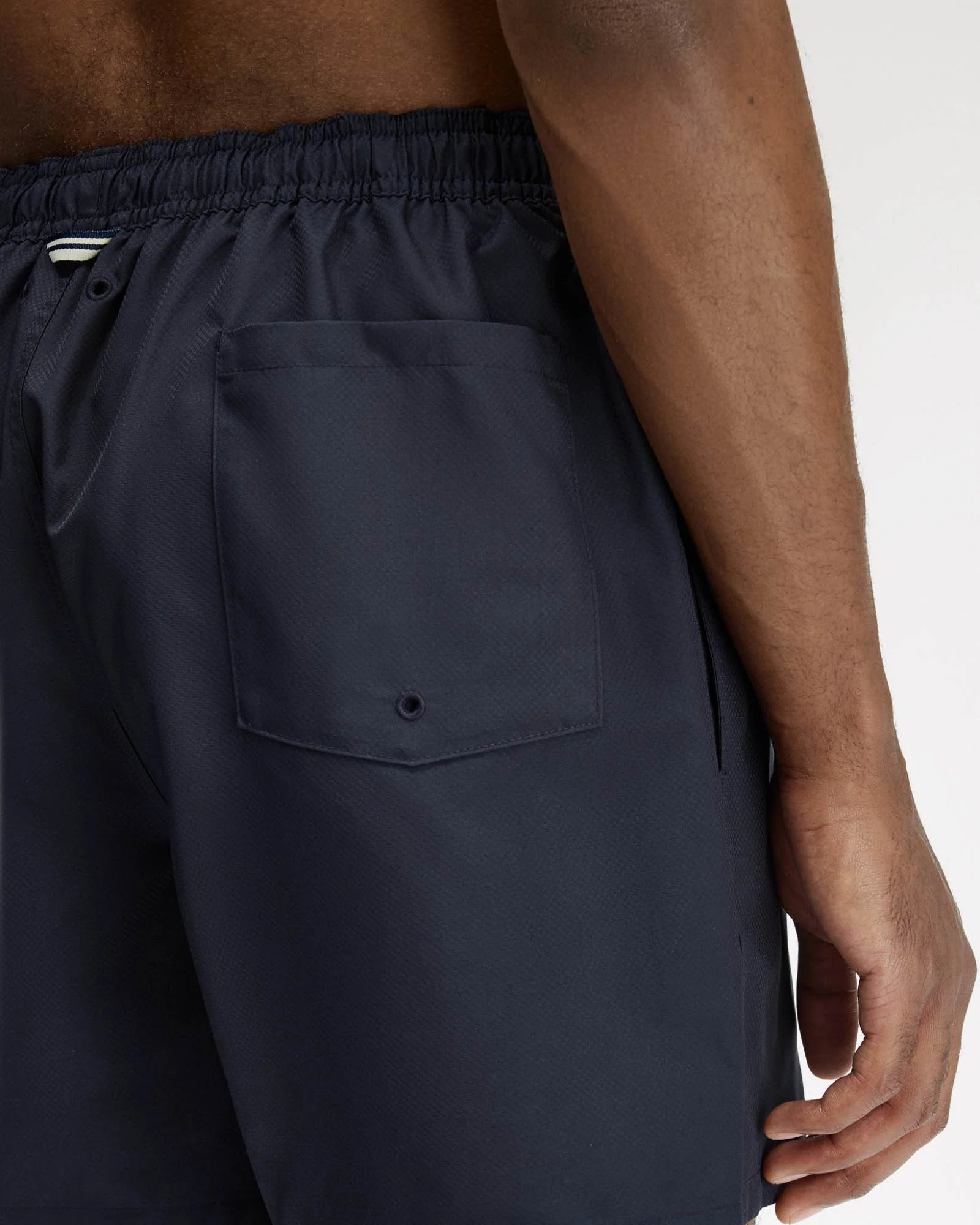 Fred Perry Mens Swimshorts - Navy 608 - Image 5