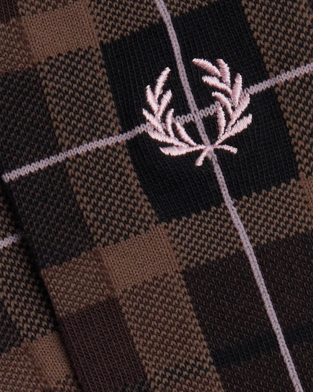 Fred Perry Mens Tartan Socks C6154 - Image 2