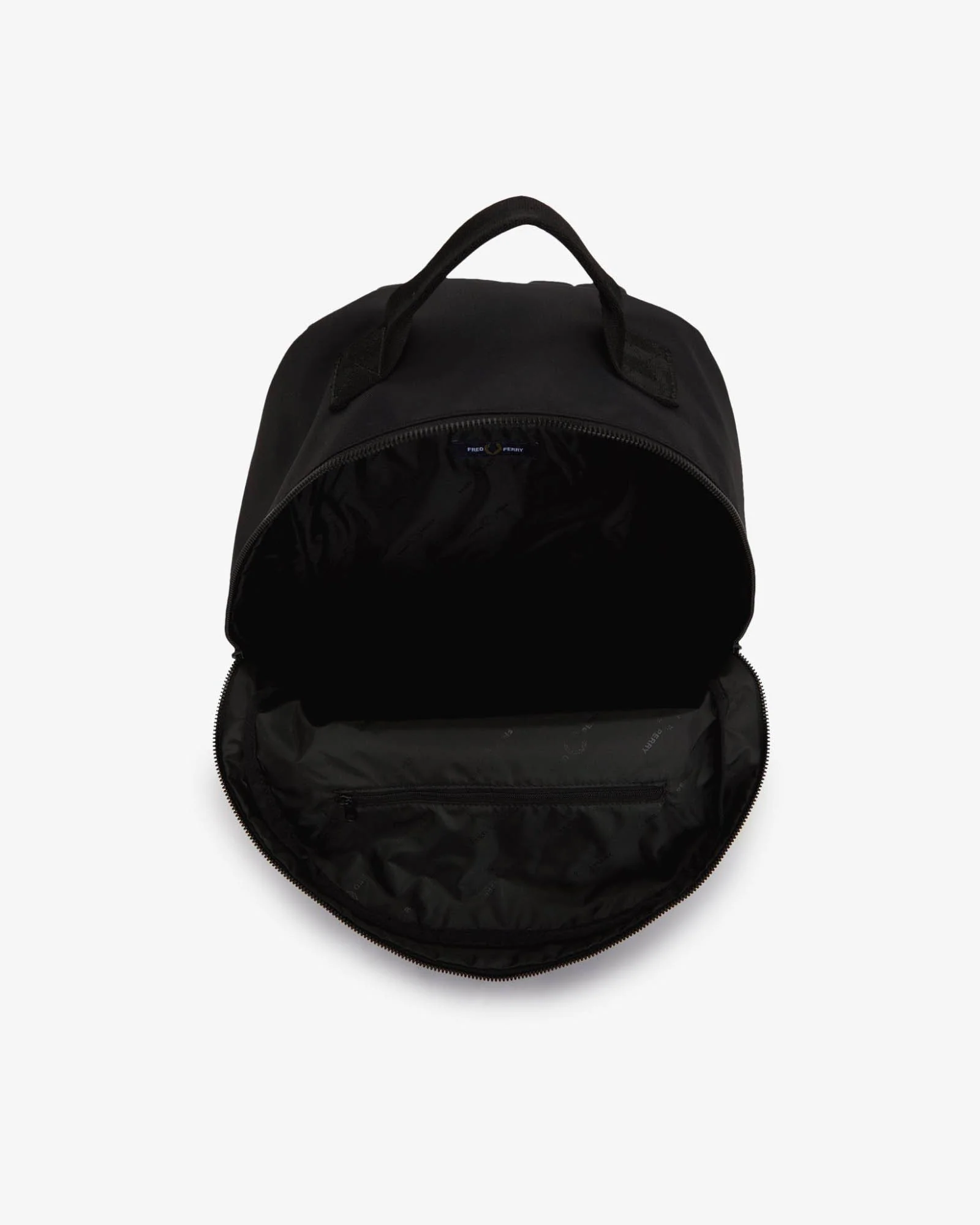 Fred Perry Mens Tipped Tape Backpack - Black 102 - Image 2