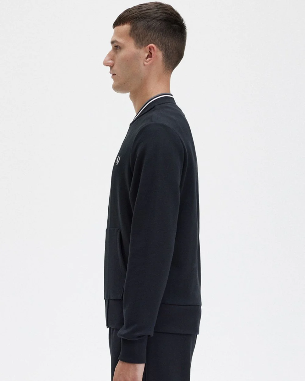 Fred Perry Mens Zip Through Sweatshirt - Image 6