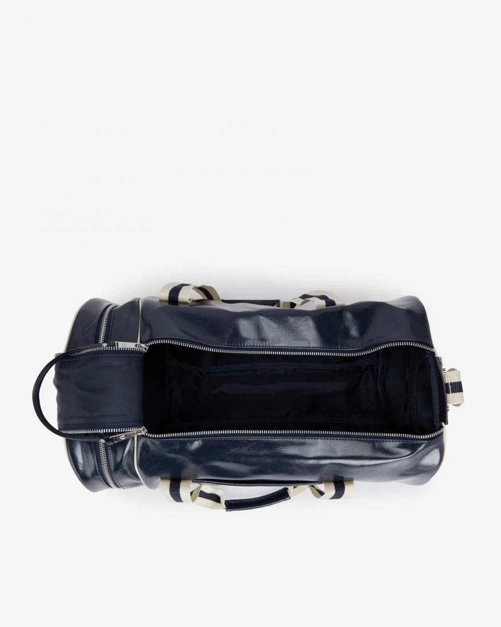 Fred Perry NOS Classic Barrel Bag - Navy/Ecru 635 - Image 3