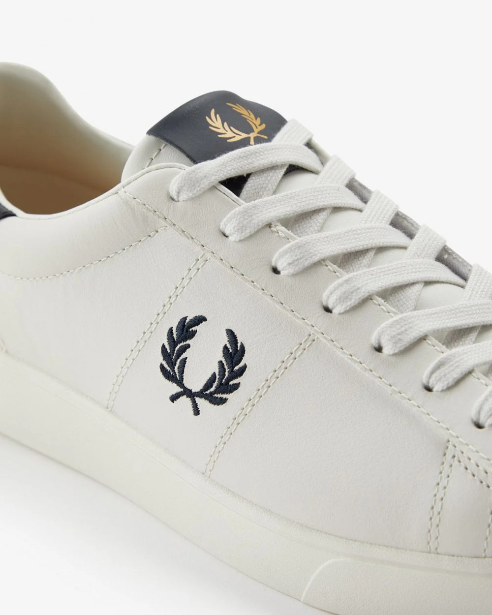 Fred Perry Spencer Mens Leather Trainers NOS - Image 2