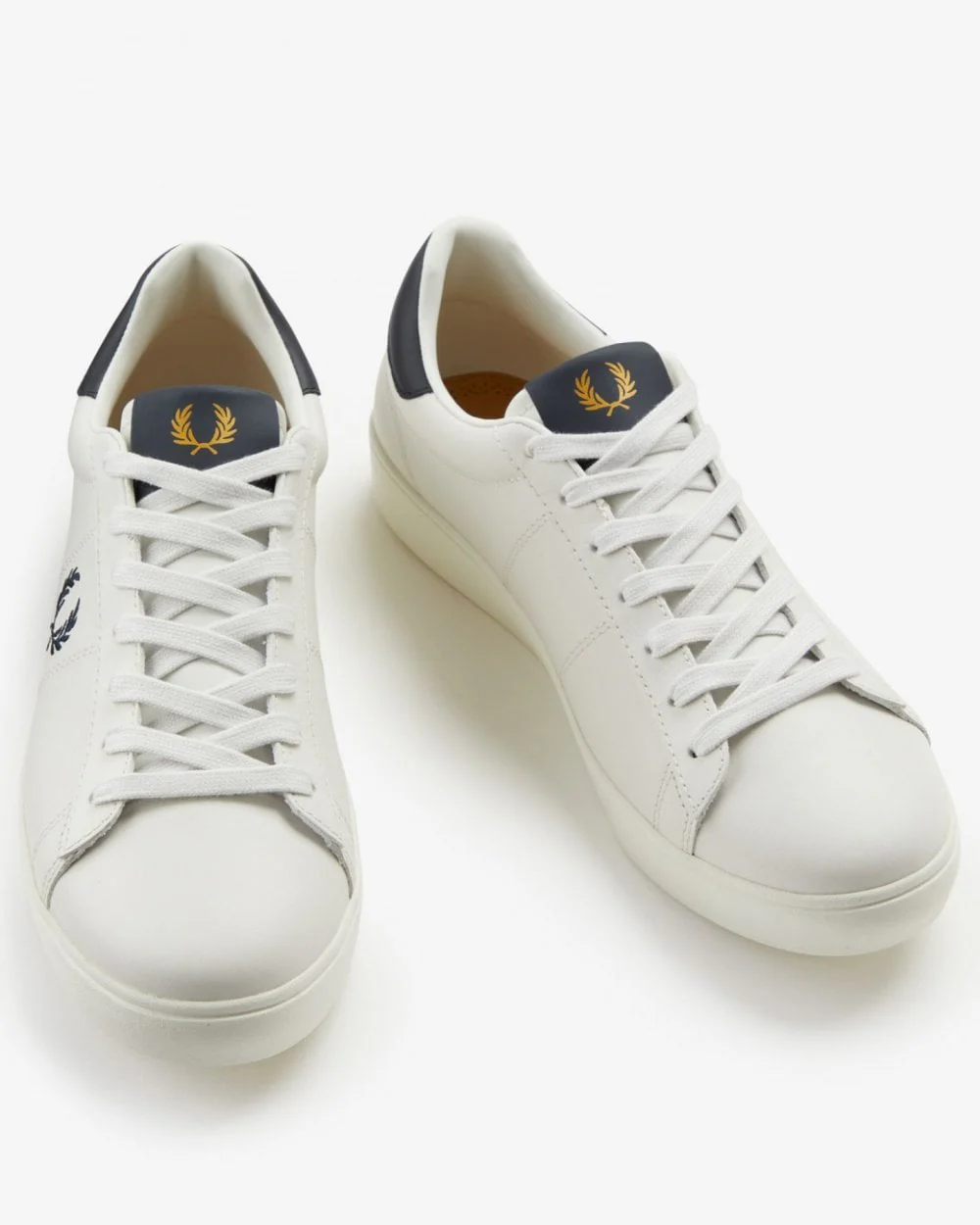 Fred Perry Spencer Mens Leather Trainers NOS - Image 5